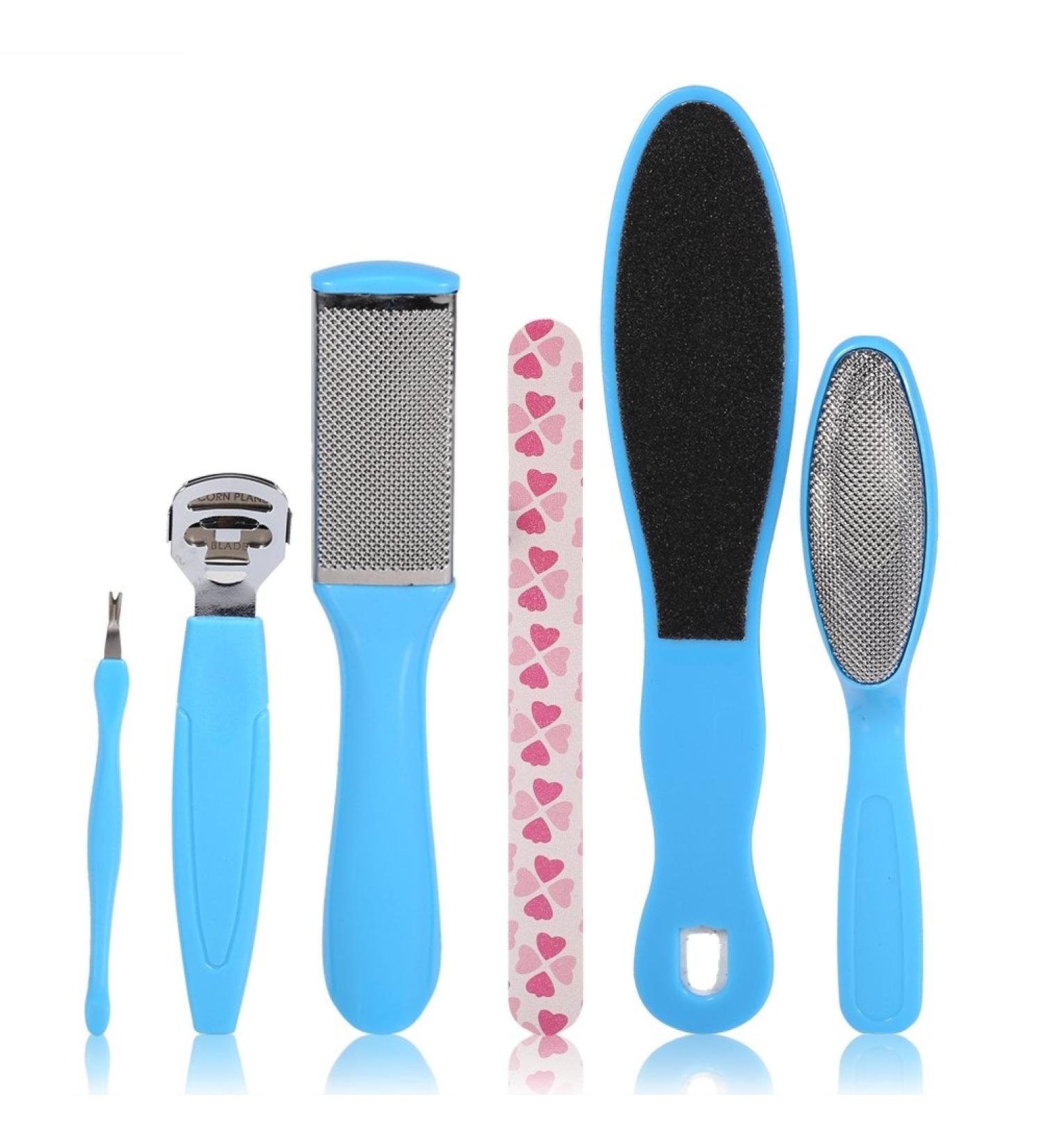 Professional 8-Piece Pedicure Tools Kit | Hard Skin Remover & Foot Care Tools for Smooth Feet - Buy Online on GoSupps.com