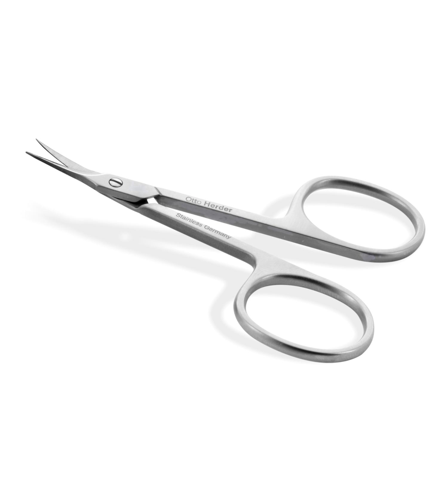 Otto Herder Skin Scissors - Extra Sharp 8.5 cm Nail Skin Shears with Fine Tip & Large Cutting Edge - Precision Nail Care Tools for Protruding Skin - Buy Online on GoSupps.com
