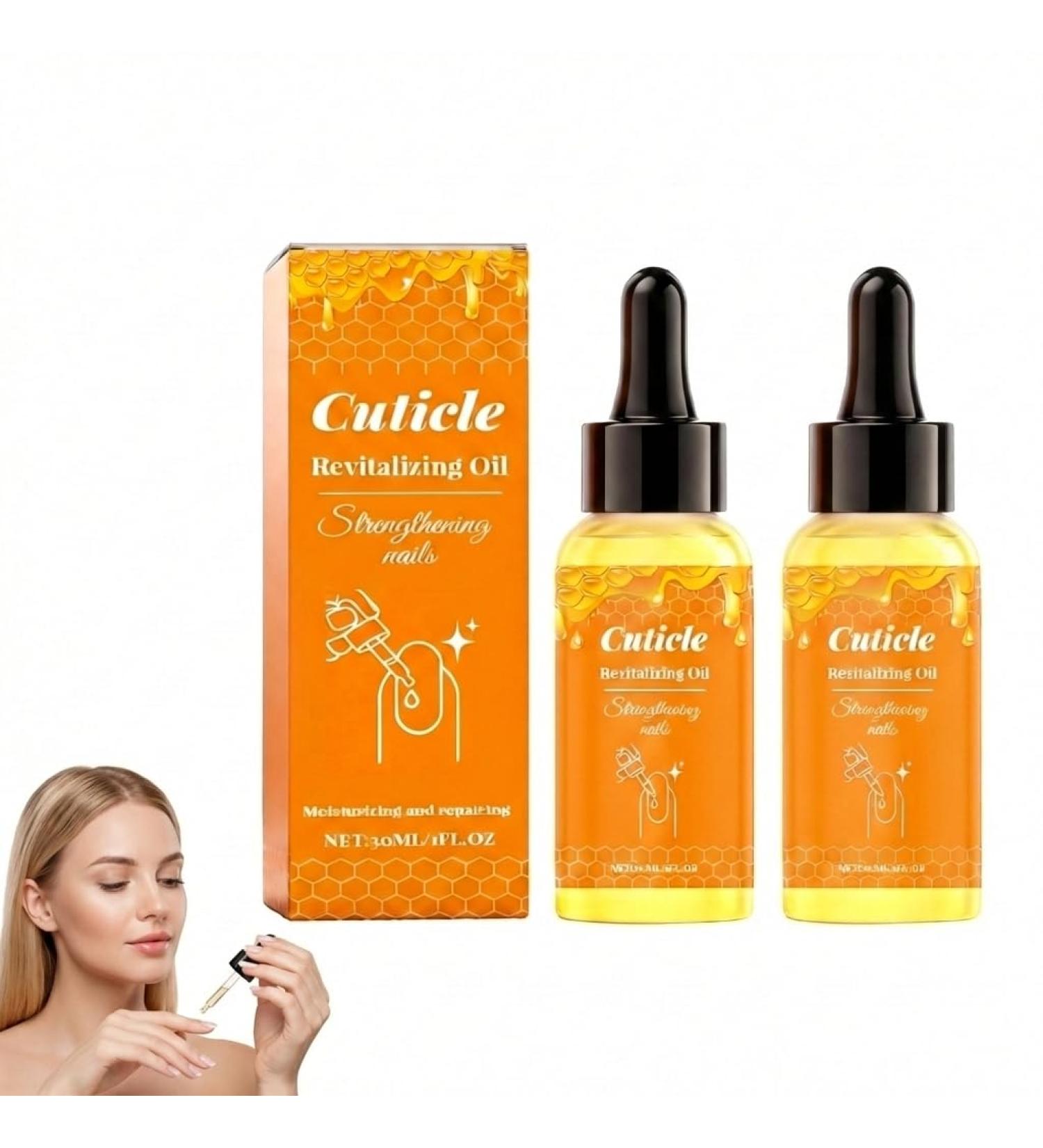 Lot de 2 huiles revitalisantes pour les cuticules - Vernis transparent pour renforcer les ongles - Traitement d'huile pour ongles endommag s - R paration quotidienne des ongles - Huiles cuticules pour 2 pi ces. - Buy Online on GoSupps.com