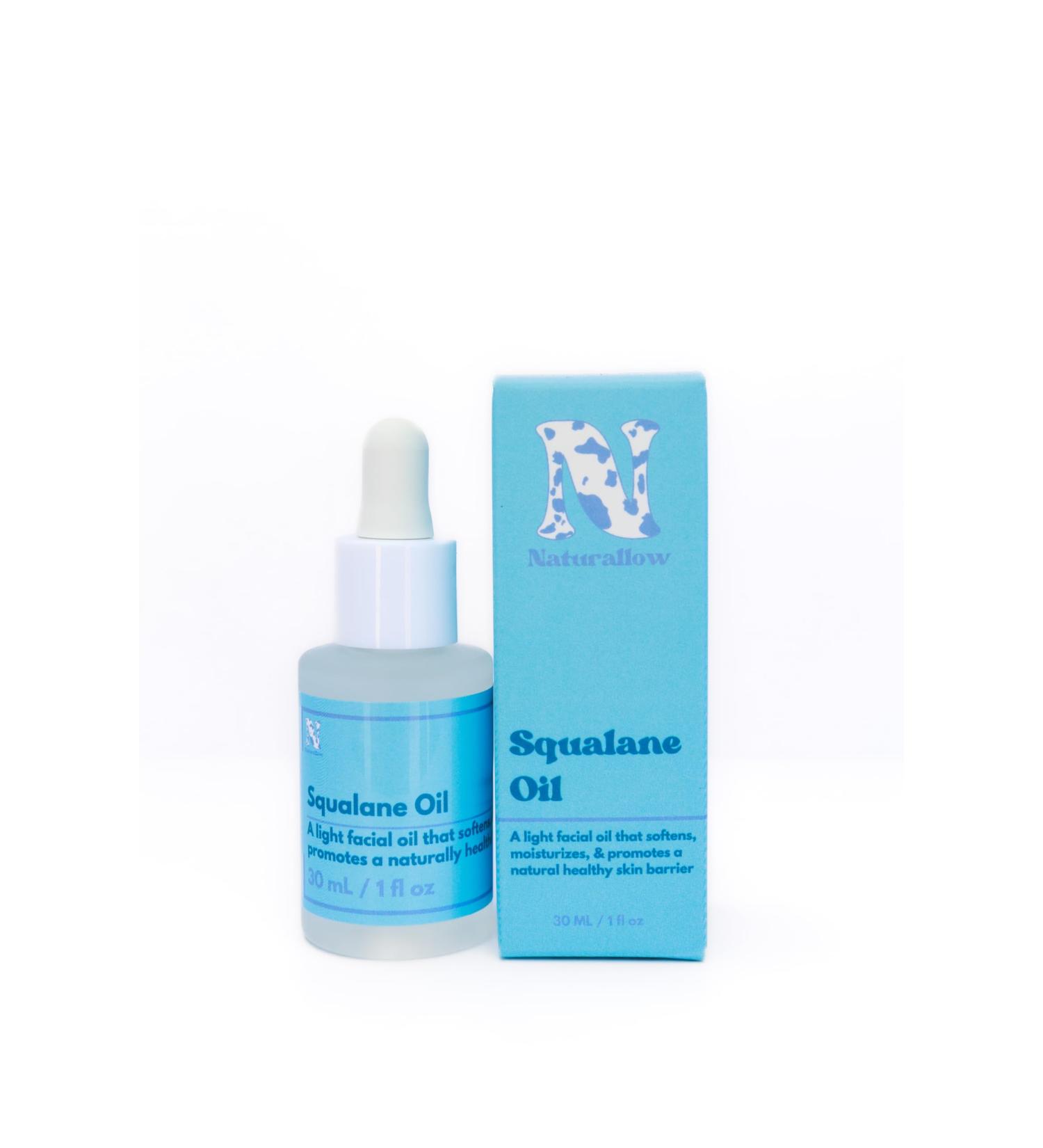 Naturallow Organic Squalane Facial Oil | Plant-Based | Lightweight Moisturizer - Buy Online on GoSupps.com