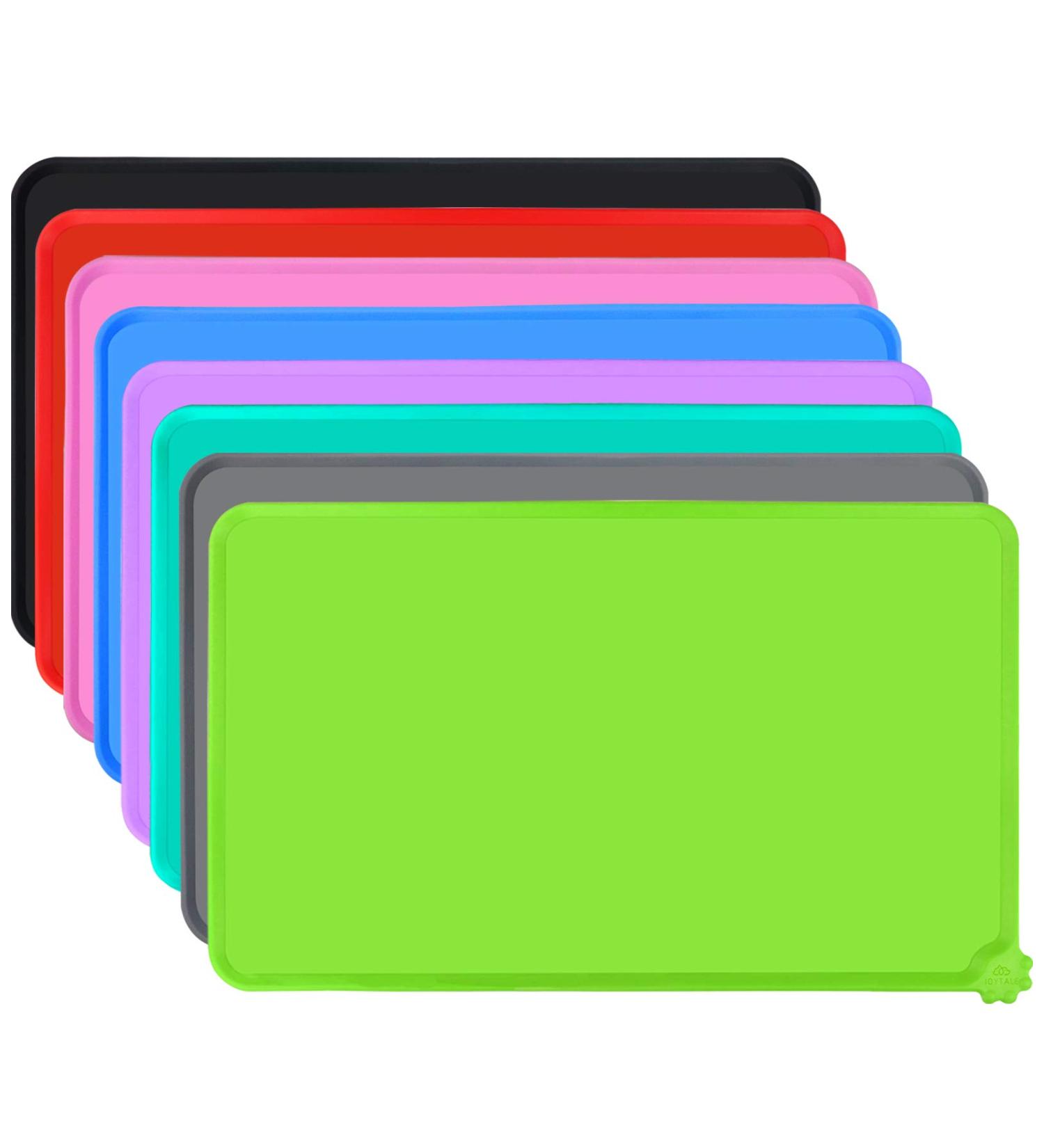 Buy Joytale Non-Slip Silicone Bowl Pad for Dogs & Cats - Waterproof 53x37cm Green - International Shipping Available - Buy Online on GoSupps.com