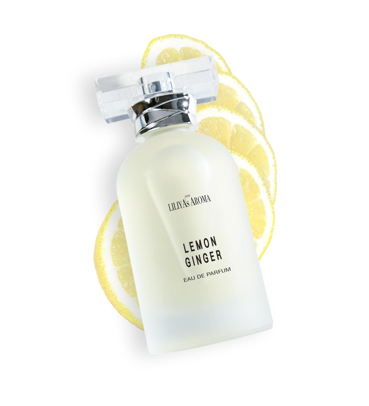 Liliya's Aroma Perfume Lemon - Ginger with Citrus Vegan Essential Oils | Clean Scent | Cruelty-Free | Unisex Eau de Parfum | 3.4 Fl Oz 3.4 Fl Oz (Pack of 1) Lemon - Ginger - Buy Online on GoSupps.com
