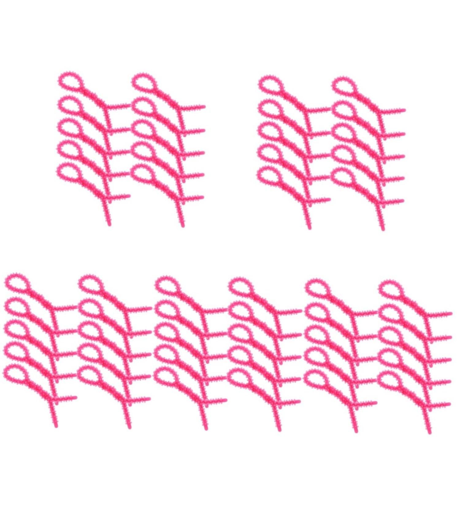 FOMIYES 50 Pcs Perm Tools Flexible Perm Rod Hair Curler for Women Hair Rollers for Women 15.00X0.60X0.60CMx5pcs Rosyx5pcs - Buy Online on GoSupps.com