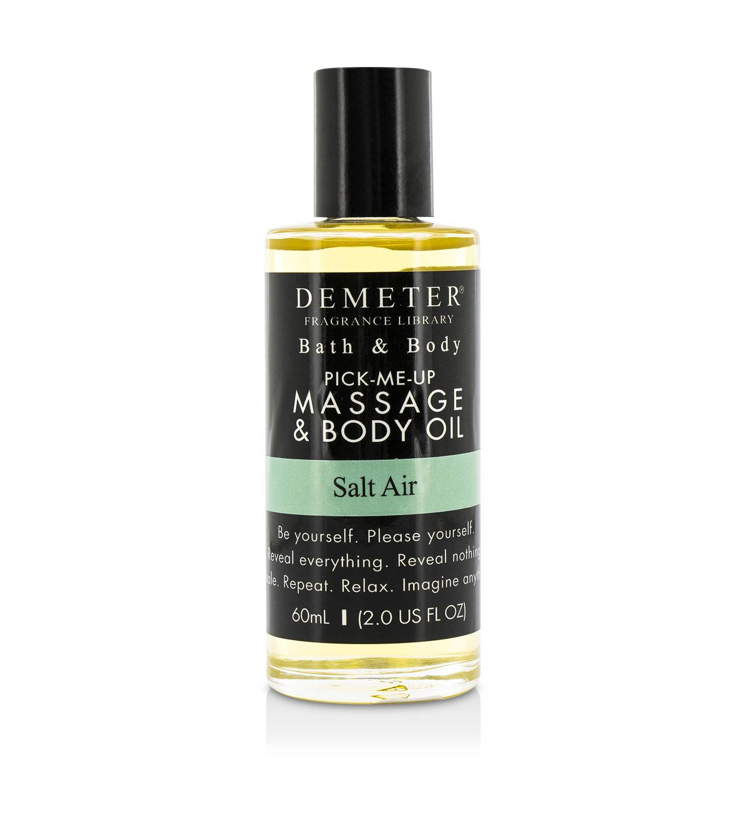 DEMETER Bath and Body Oil Fragrance - Salt Air Body Oils for Women and Men for Sealing Moisture Hydrating and Nourishing the Skin 2 0z Bottle