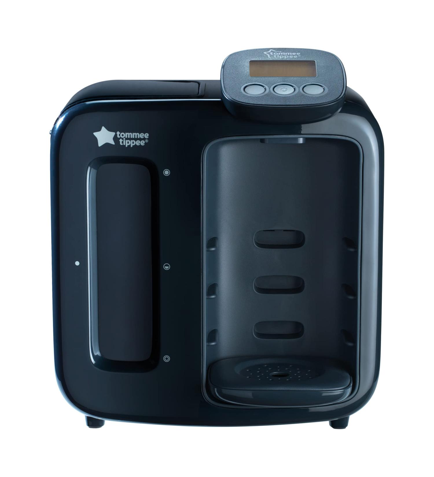 Tommee Tippee Perfect Prep - Day & Night Bottle Antibacterial Filter Digital Display | Sleep-Friendly Pacifiers - Black EU Connector - Buy Online on GoSupps.com