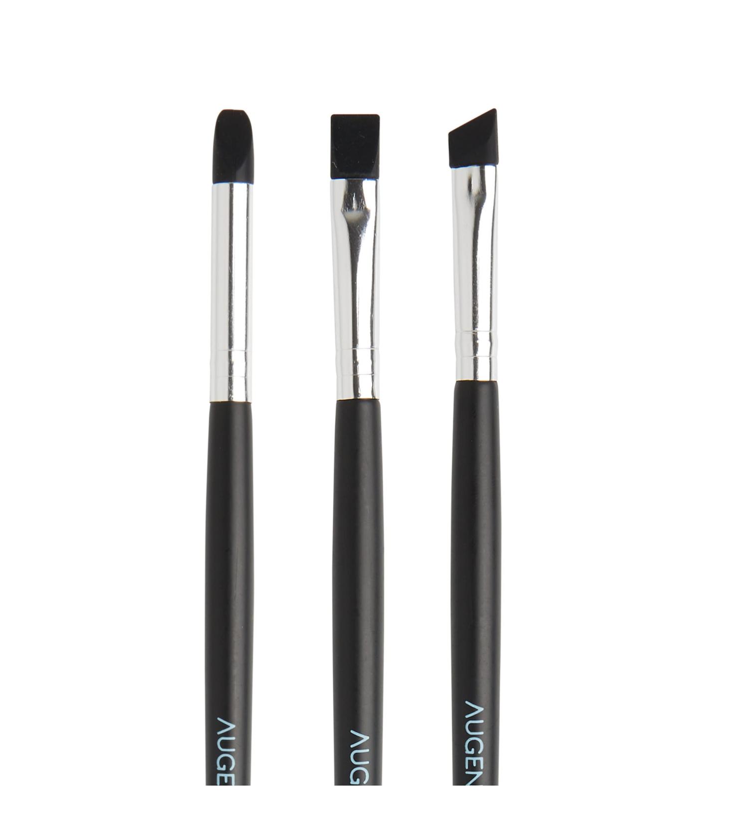 Eye Manufakture Eyebrow Brushes Trio - Silicone Flat & Sloping Brushes for Perfect Application of Lotions & Colors | Ideal for Brow Lift - Buy Online on GoSupps.com
