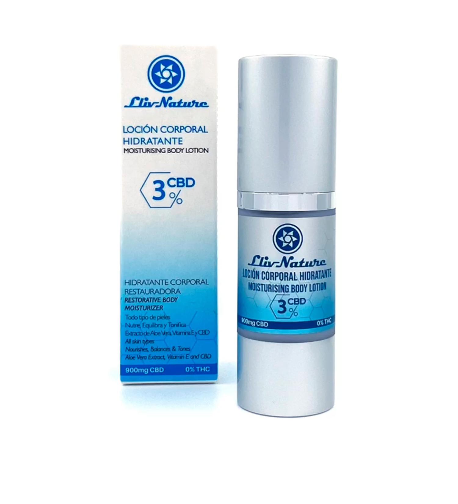  LLIVNATURE Moisturizing Body Lotion 3% CBD 30ml - Buy Online on GoSupps.com