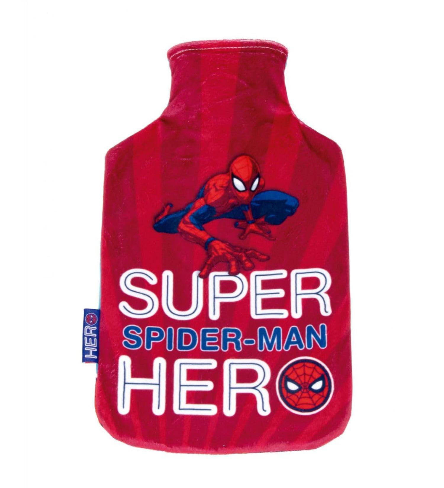 Marvel Spiderman Hot Water Bottle - 2L with Soft Removable Cover | Kids' Bed Warmer & Thermotherapy Solution - Buy Online on GoSupps.com