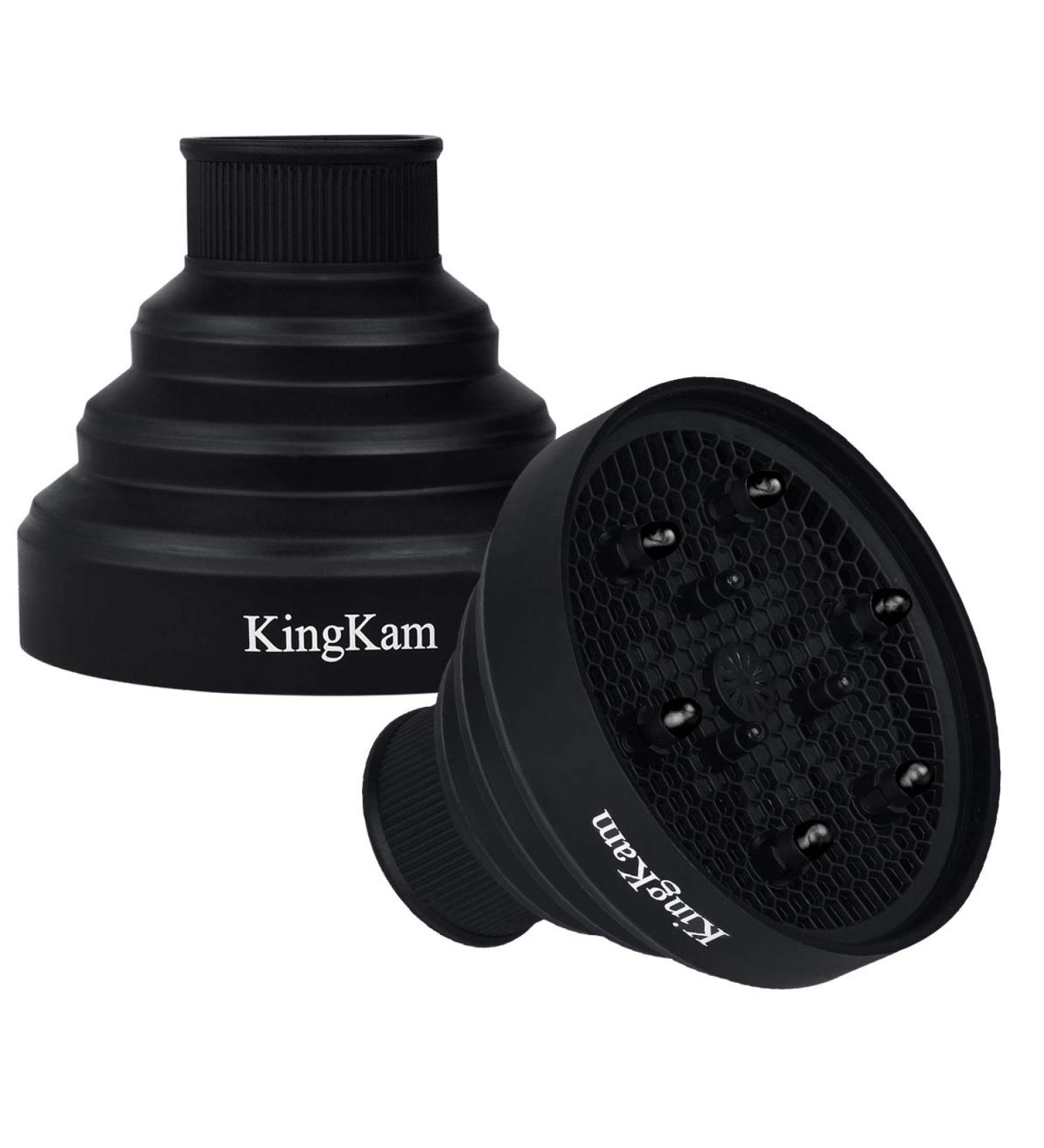 Universal Collapsible Hair Dryer Diffuser for Travel - KingKam-Black - Buy Online on GoSupps.com