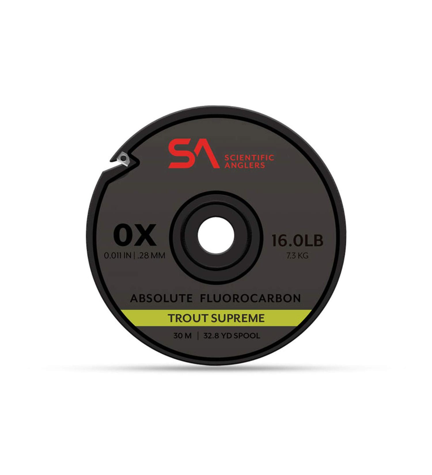 Scientific Anglers Absolute Trout Supreme Tippet - 30m Clear 30m - 4X