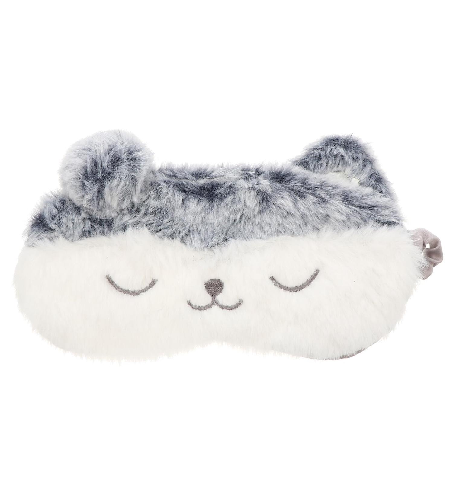 Masque de Sommeil Peluche Animal Mignon Occultant Bandeau lastique Confortable pour Filles et Femmes Cache-yeux Doux pour Voyage et Repos - Buy Online on GoSupps.com