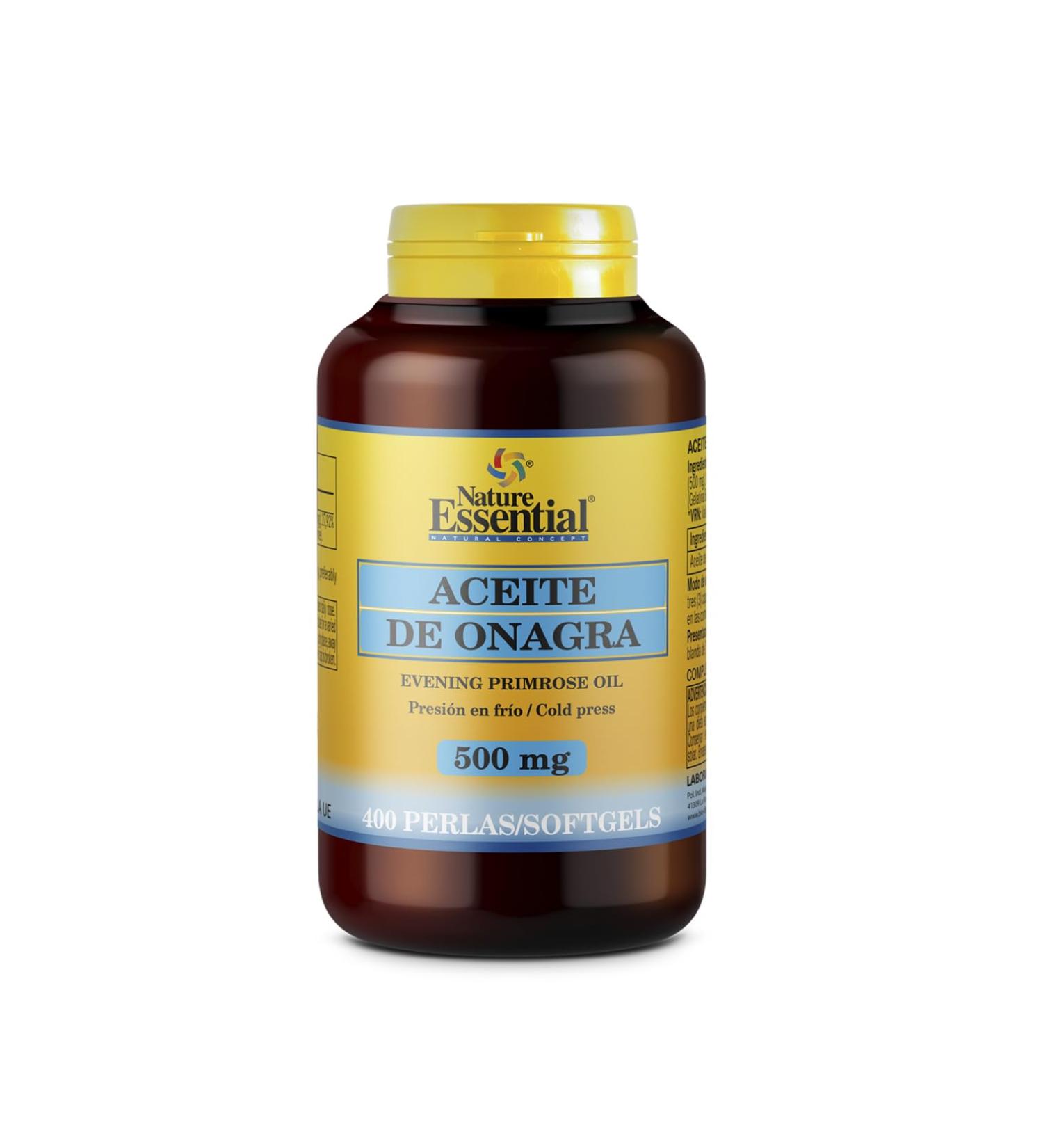  Nature Essential Nature Essential | Evening Primrose Oil Beads 500mg | 400 Pearls | Helps Relieve Menstrual Symptoms | First Cold Press | 10% GLA | Omega 3-6-9 | Vitamin E - Buy Online on GoSupps.com