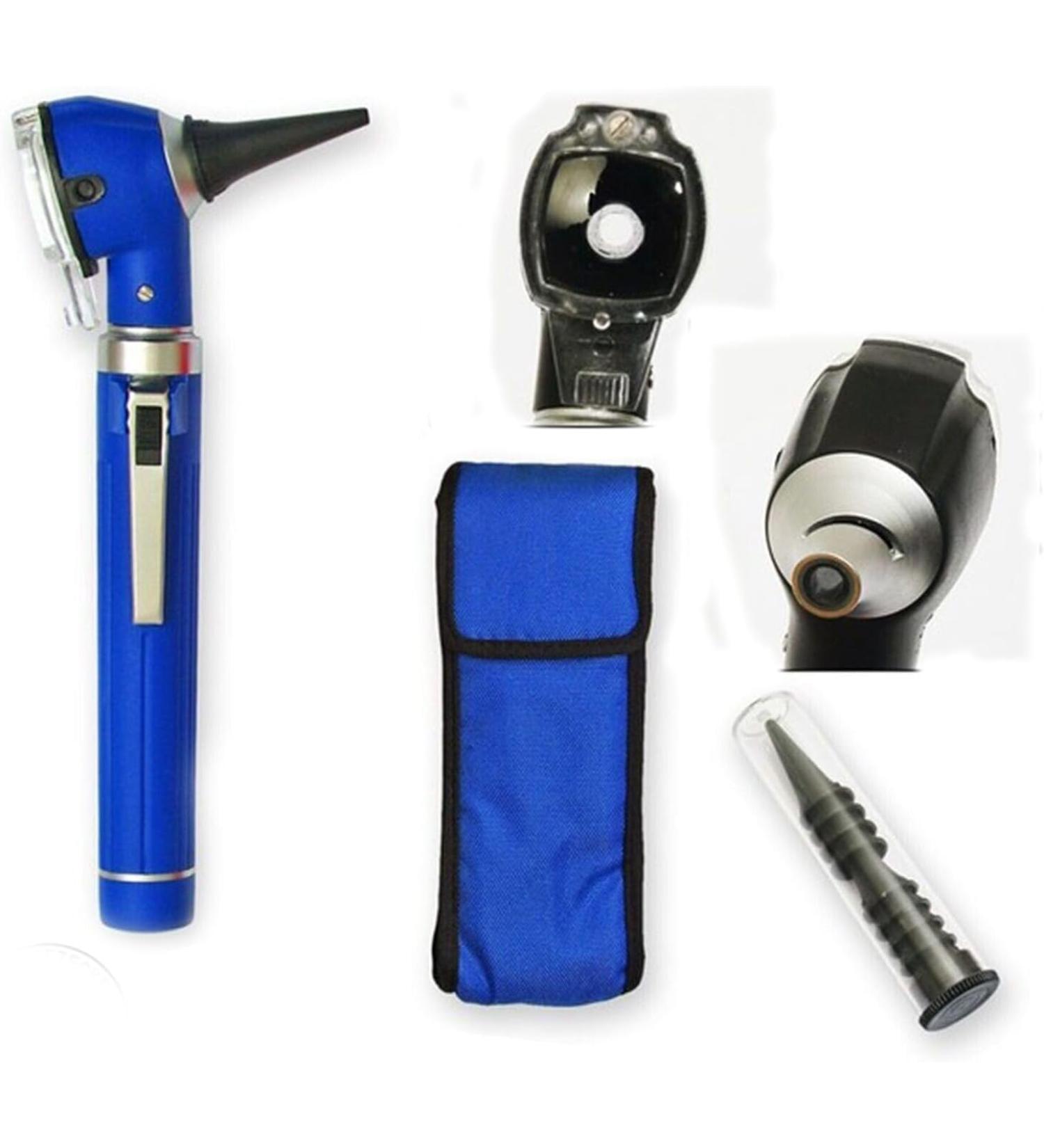 SliteTech Mini Ootoscope with LED Light - Professional Ear Diagnostic Tool for Doctors & Nurses - Blue Autoscope for Healthy Ears - Buy Online on GoSupps.com