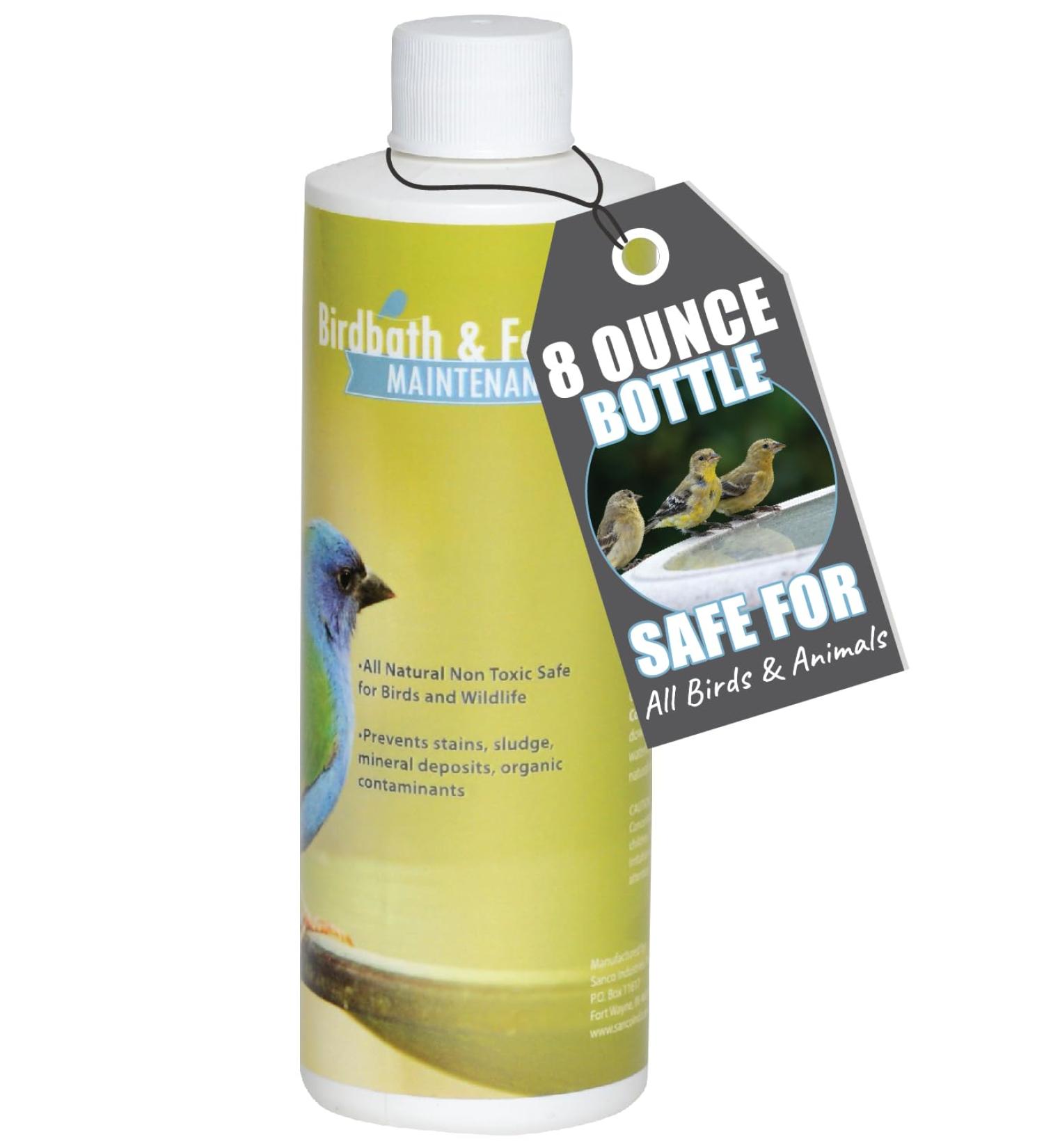 Sanco 88002 Bird Bath & Fountain Maintenance 8 Oz 8 oz. - Buy Online on GoSupps.com