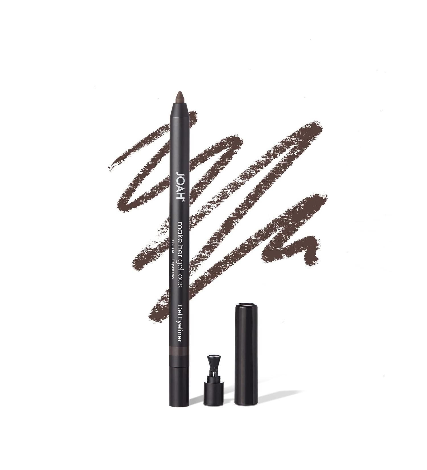 JOAH Gel-ous Gel Eyeliner - Self-Sharpening Pencil, Waterproof, Long-Lasting Espresso 1 Fl Oz - Buy Online on GoSupps.com