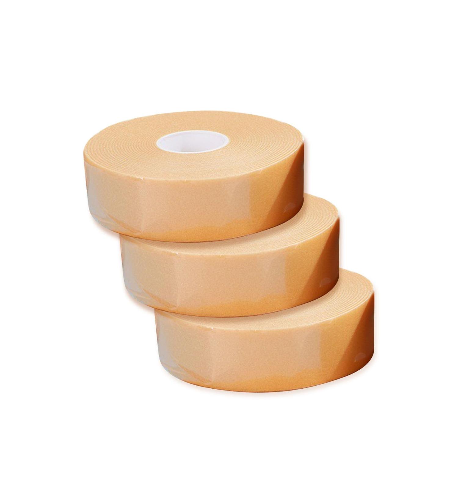 SWYSGS Moleskin Tape - 3 Rolls 2.5cm Soft Cotton Adhesive for Blister & Sensitive Skin Care - Buy Online on GoSupps.com