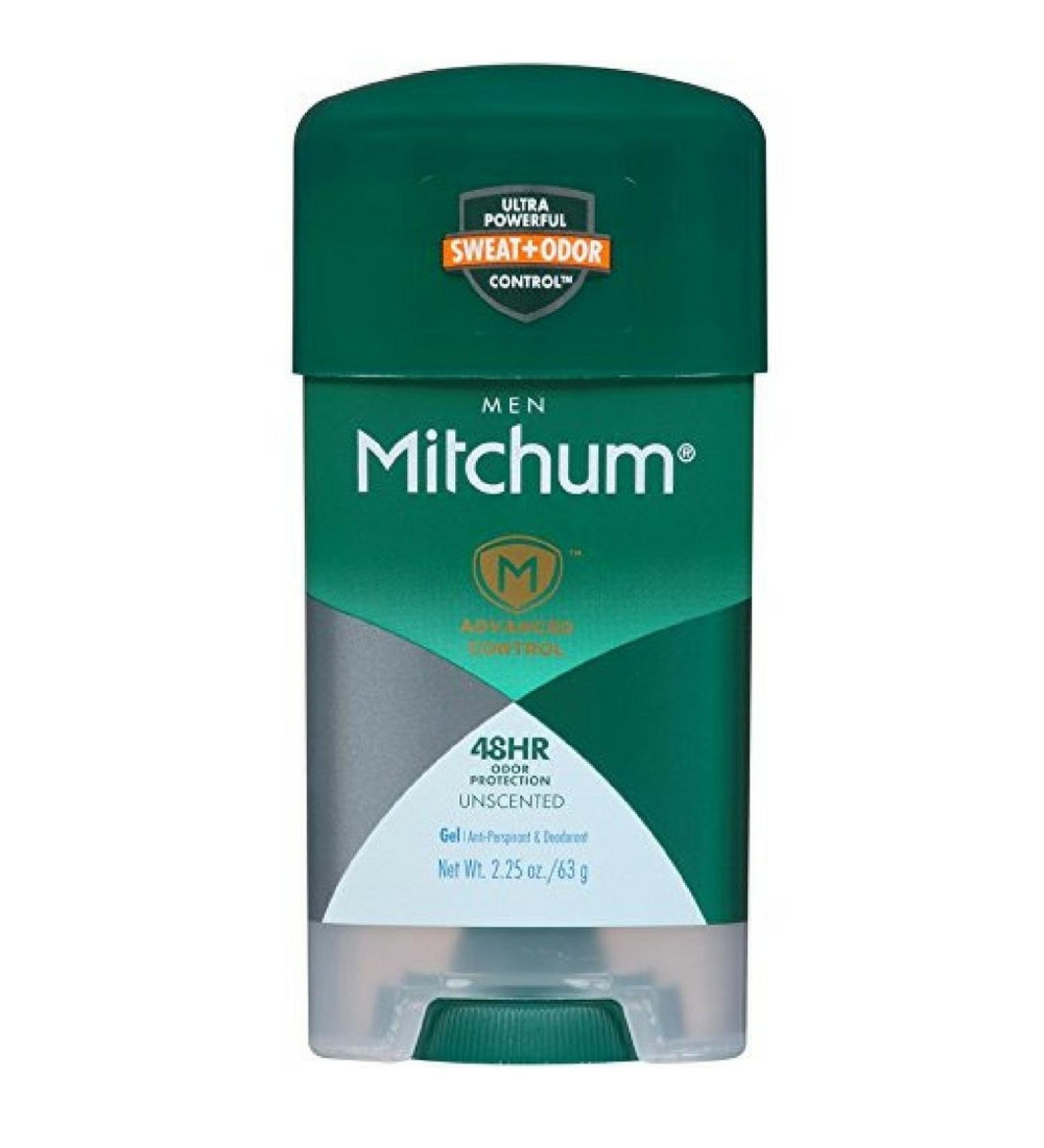 Mitchum Gel Unscented Deodorant (2.25 oz each) 2.25 Ounce (Pack of 1)