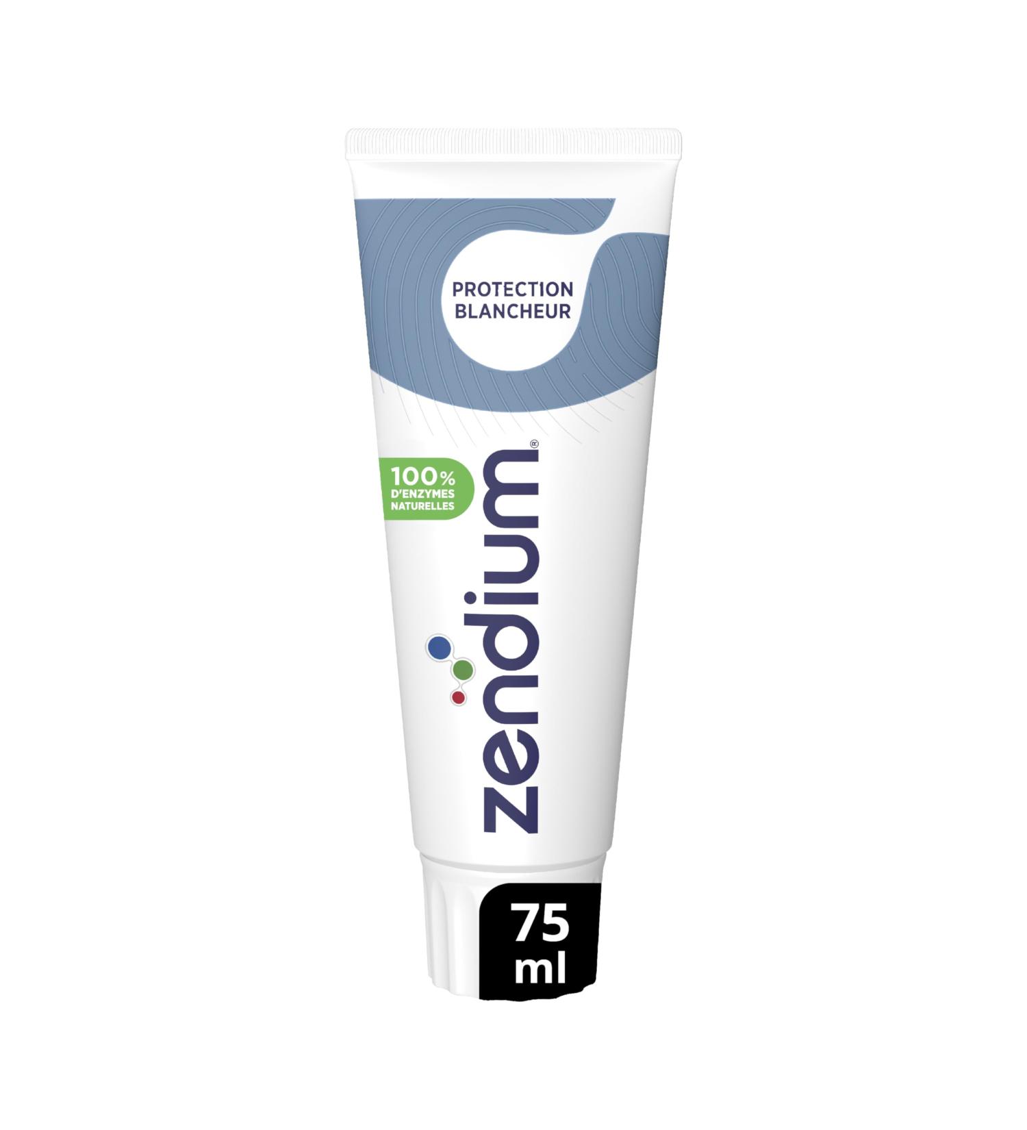 ZENDIUM - Whitening Protection Toothpaste - Mineral whitening action and gentle on enamel - Long-lasting freshness - Protects and strengthens the mouth's natural defenses - 75ml - Buy Online on GoSupps.com
