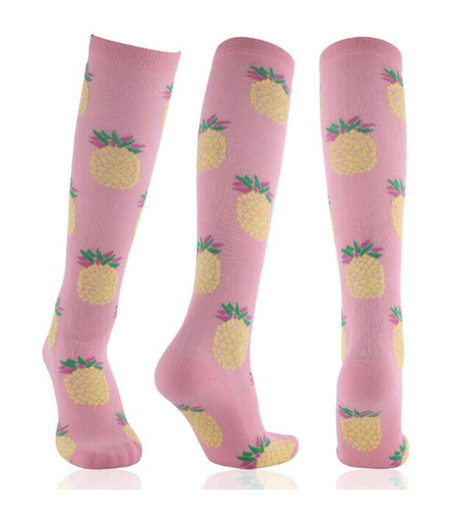 Buy ZLYJ Compression Stockings for Men & Women | 20-30 mmHg Colorful Knee Socks for Running & Fitness | International Shipping - Buy Online on GoSupps.com