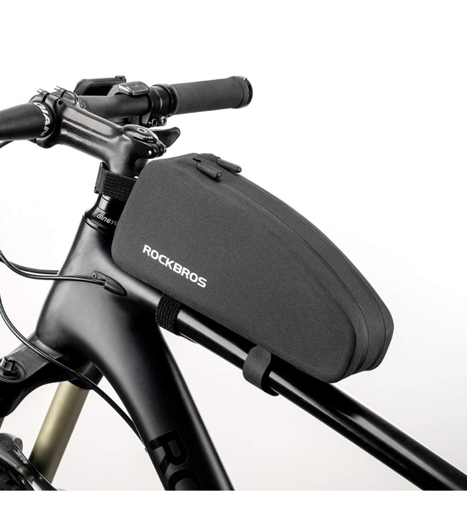 ROCKBROS Waterproof Bicycle Frame Bag - Handlebar Bike Bag (1L/1.6L) for MTB & Cycling Adventures - Buy Online on GoSupps.com