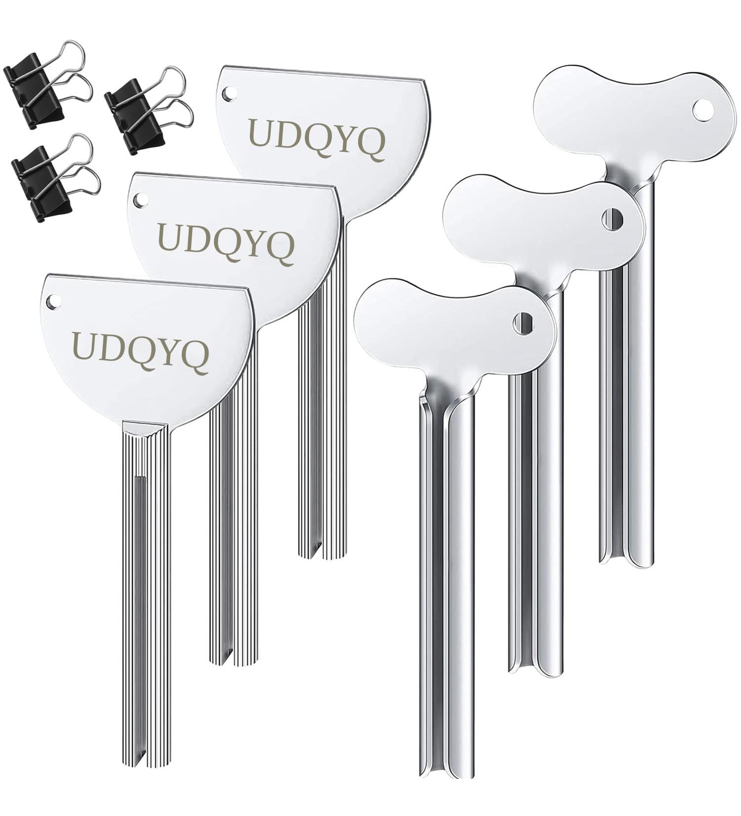 UDQYQ 6-Pack Stainless Steel Tubular Pressers for Toothpaste Hair Dye & More Ideal for Kitchen Bathroom & Studio - Buy Online on GoSupps.com