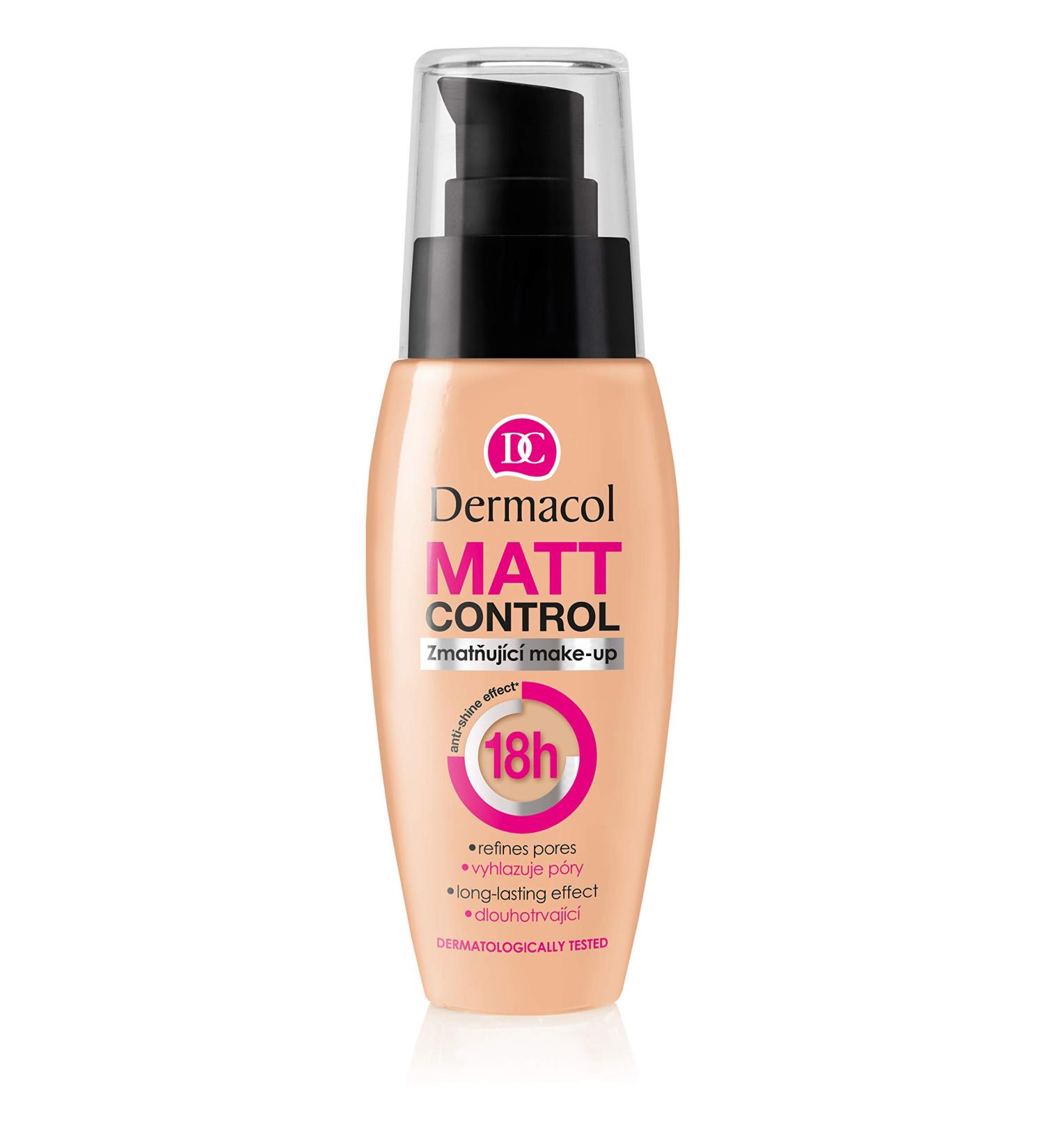 Dermacol - Maquillage Matifiant 03 - Matt Control 18H (30 ml) - 1 pi ce beige 30 ml (Lot de 1)