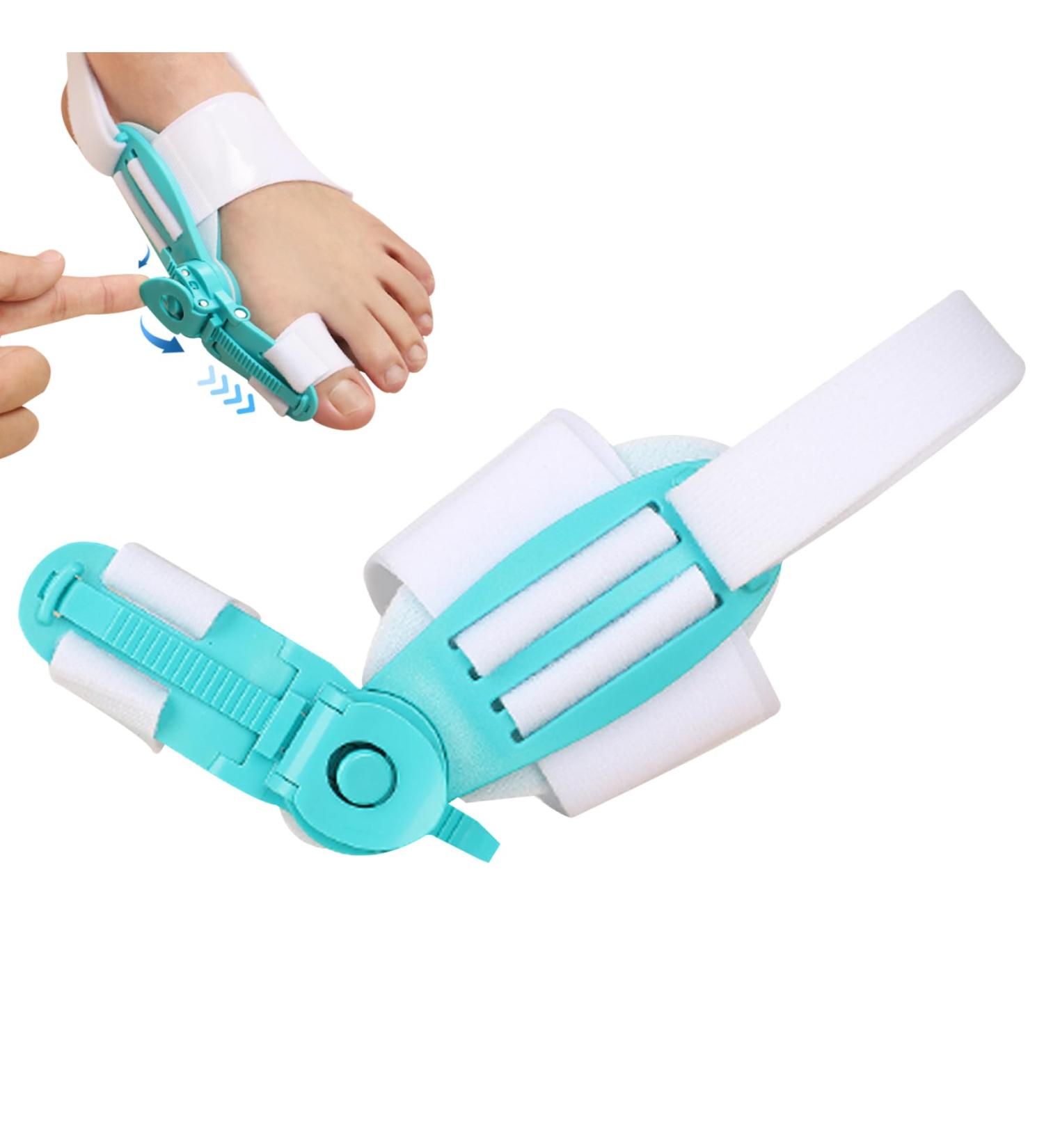 Toe Straighteners & Bunion Corrector | Adjustable Big Toe Splints with Silicone Pad - Comfort & Support for Bunion Relief - Buy Online on GoSupps.com