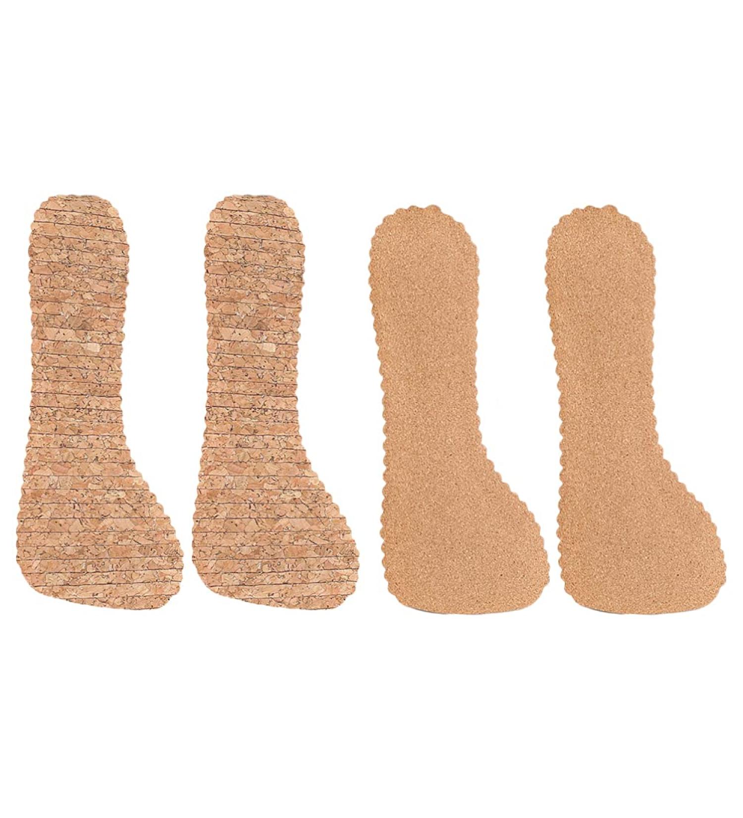 2 Pairs Abaodam Women's Heel Cushion Inserts - Cork Adhesive Shoe Insoles for Comfort and Support - Buy Online on GoSupps.com