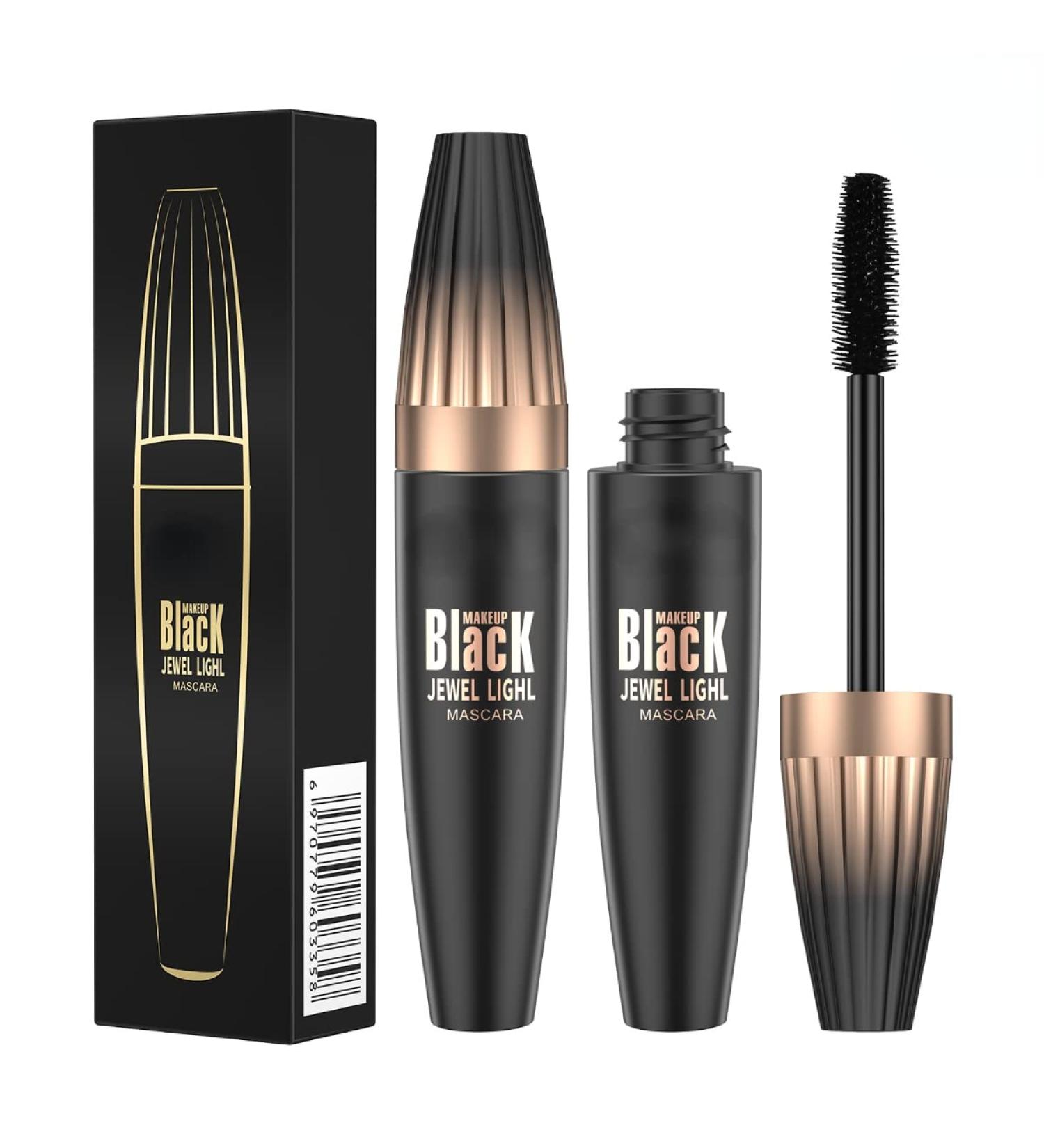 Long Lasting Waterproof 4D Silk Fiber Mascara in Black - Full Lashes All Day - Buy Online on GoSupps.com