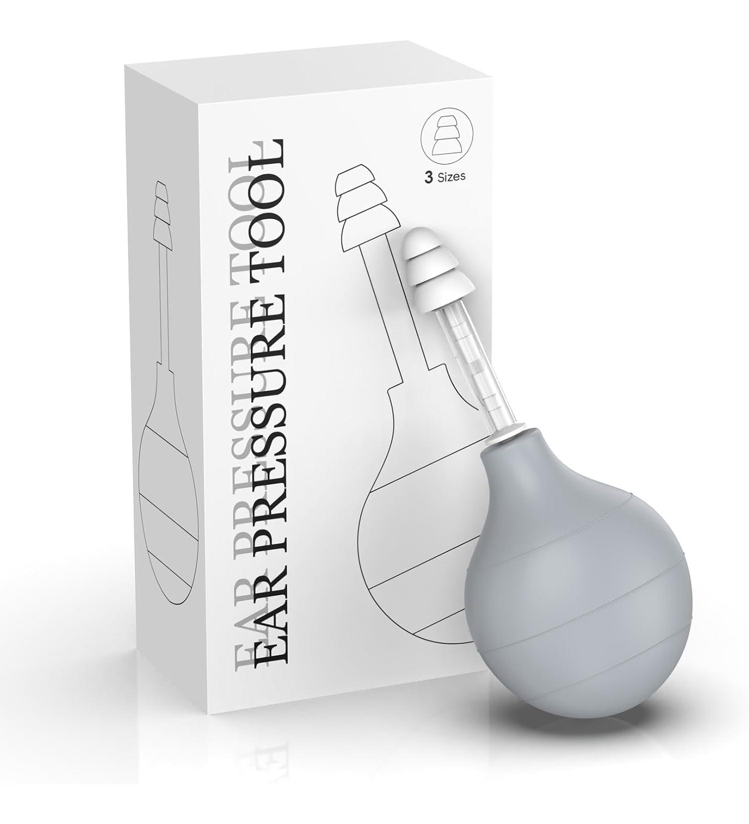 Ear Pressure Relief Suction Device Ear Pressure Tool Ear Tension Relief for Migraines Ear Pressure Regulator Ear Pressure Adjuster Head Pressure and Pain Relief by Inner Ear Pressure Grey - Buy Online on GoSupps.com