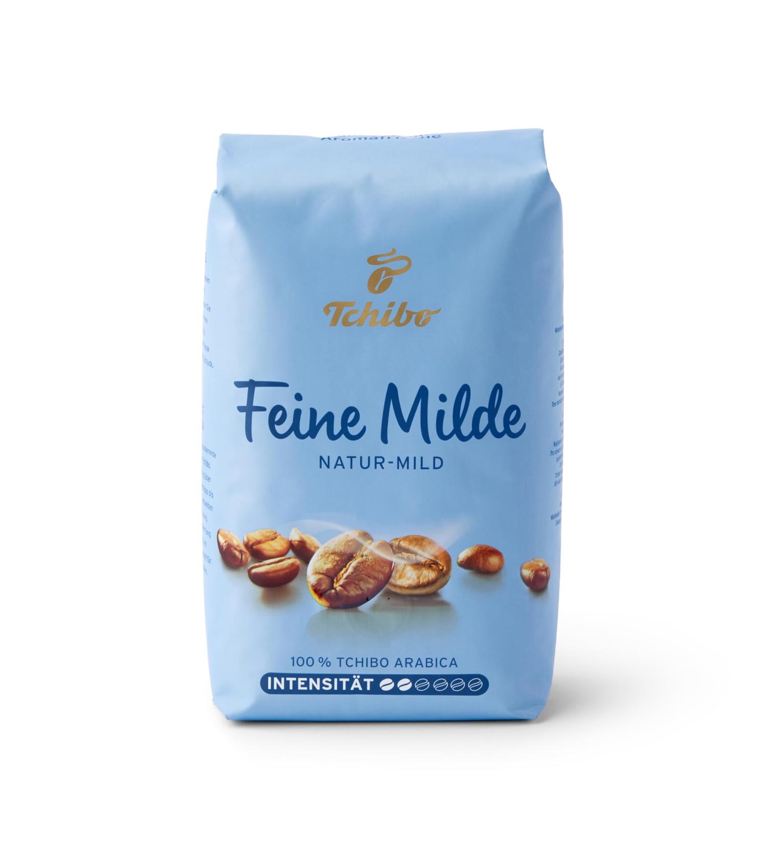Tchibo Feine Milde 100 Prozent Tchibo Arabica natur-mild ganze Bohne 500g - Buy Online on GoSupps.com