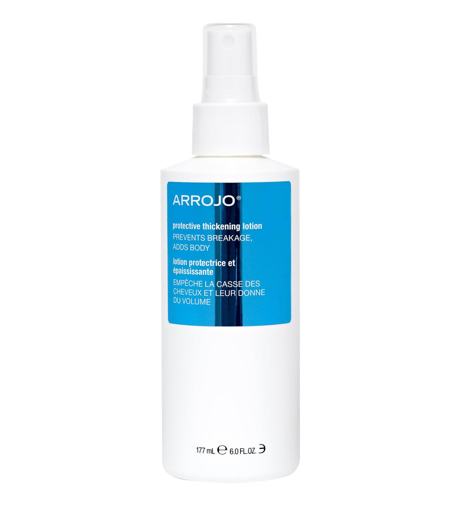 Hair Heat Protectant Spray - Sulfate & Paraben-Free Thermal Shield for Styling | Lavender-Pear Shine Spray for All Hair Types - Arrojo 6oz - Buy Online on GoSupps.com