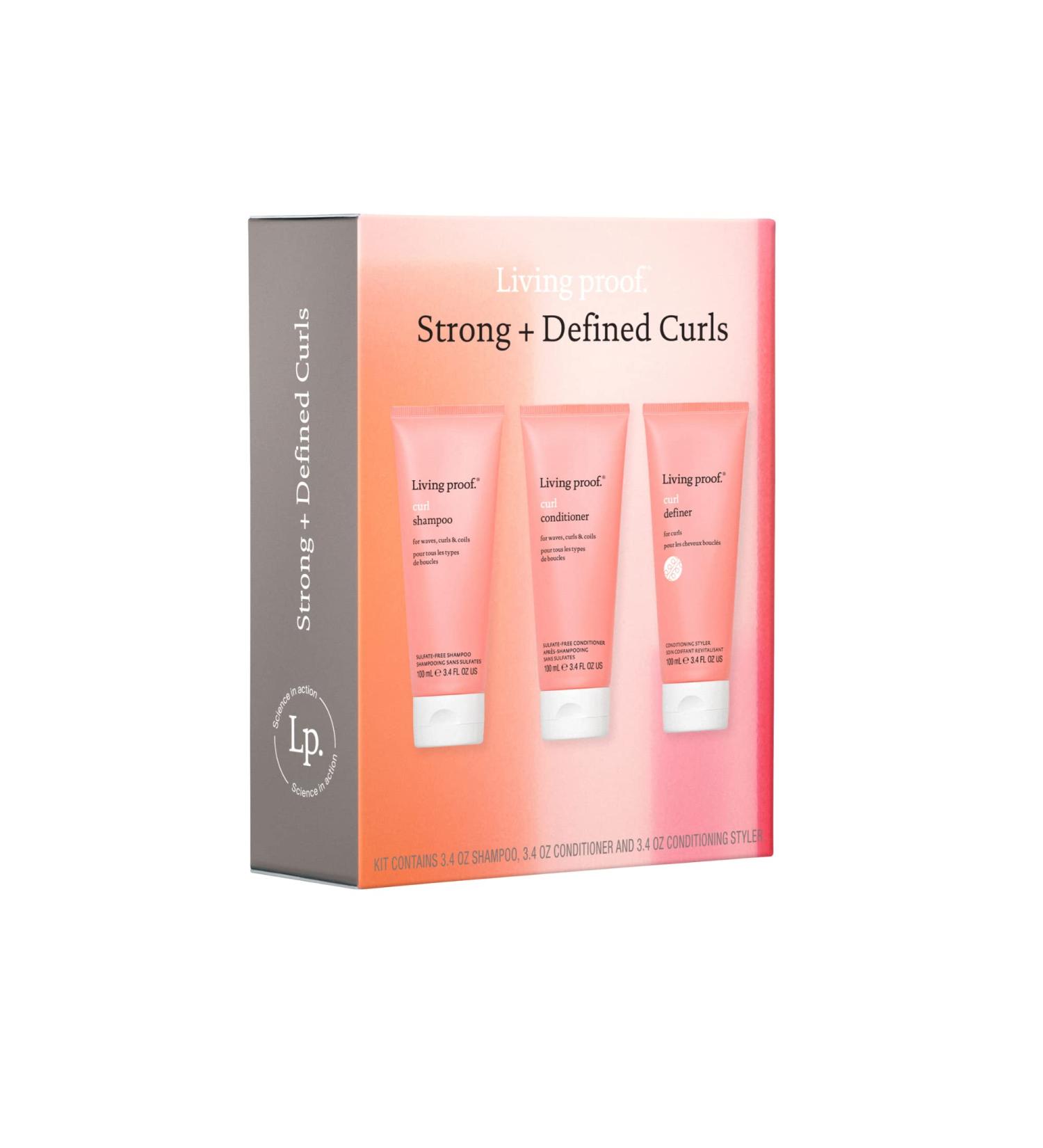 Living Proof Strong + Defined Curls Kit | New Formula - Shop Internationally for Perfect Curls - Buy Online on GoSupps.com
