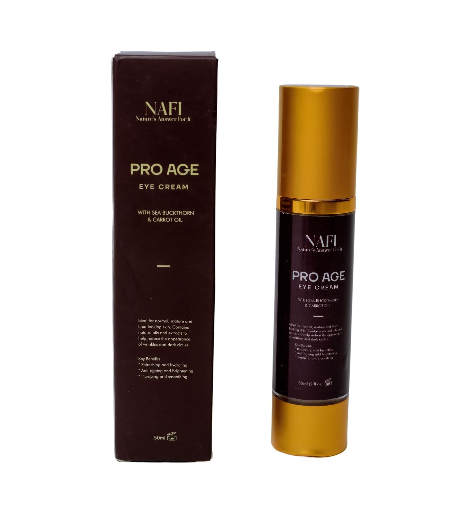 NATURE'S ANSWER FOR IT Pro Age Eye Cream With Sea Buckthorn & Carrot oil 50ml