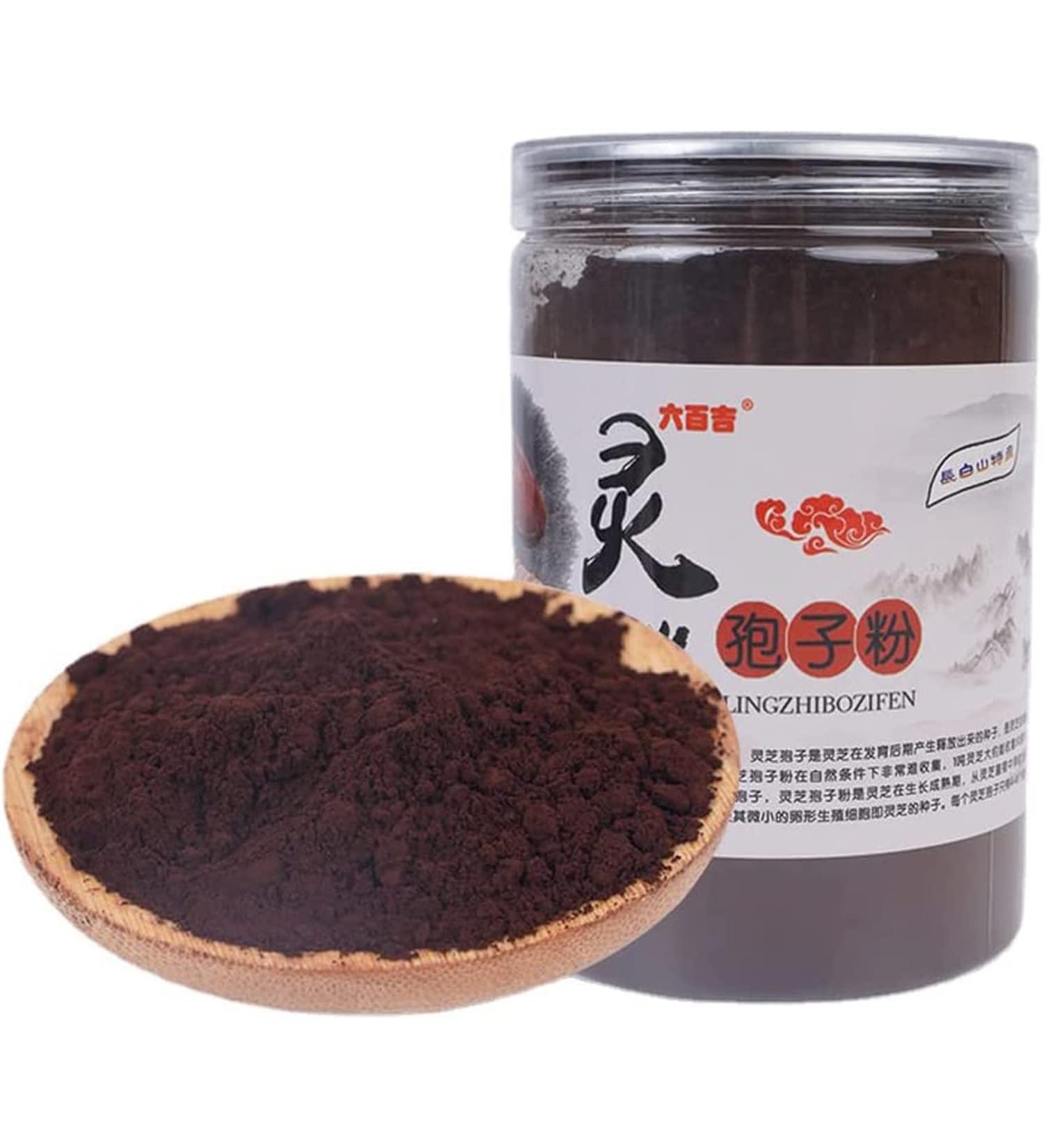 cn herb 125g Can Ganoderma Lucidum Spore Powder Changbaishan Spore Powder - Buy Online on GoSupps.com