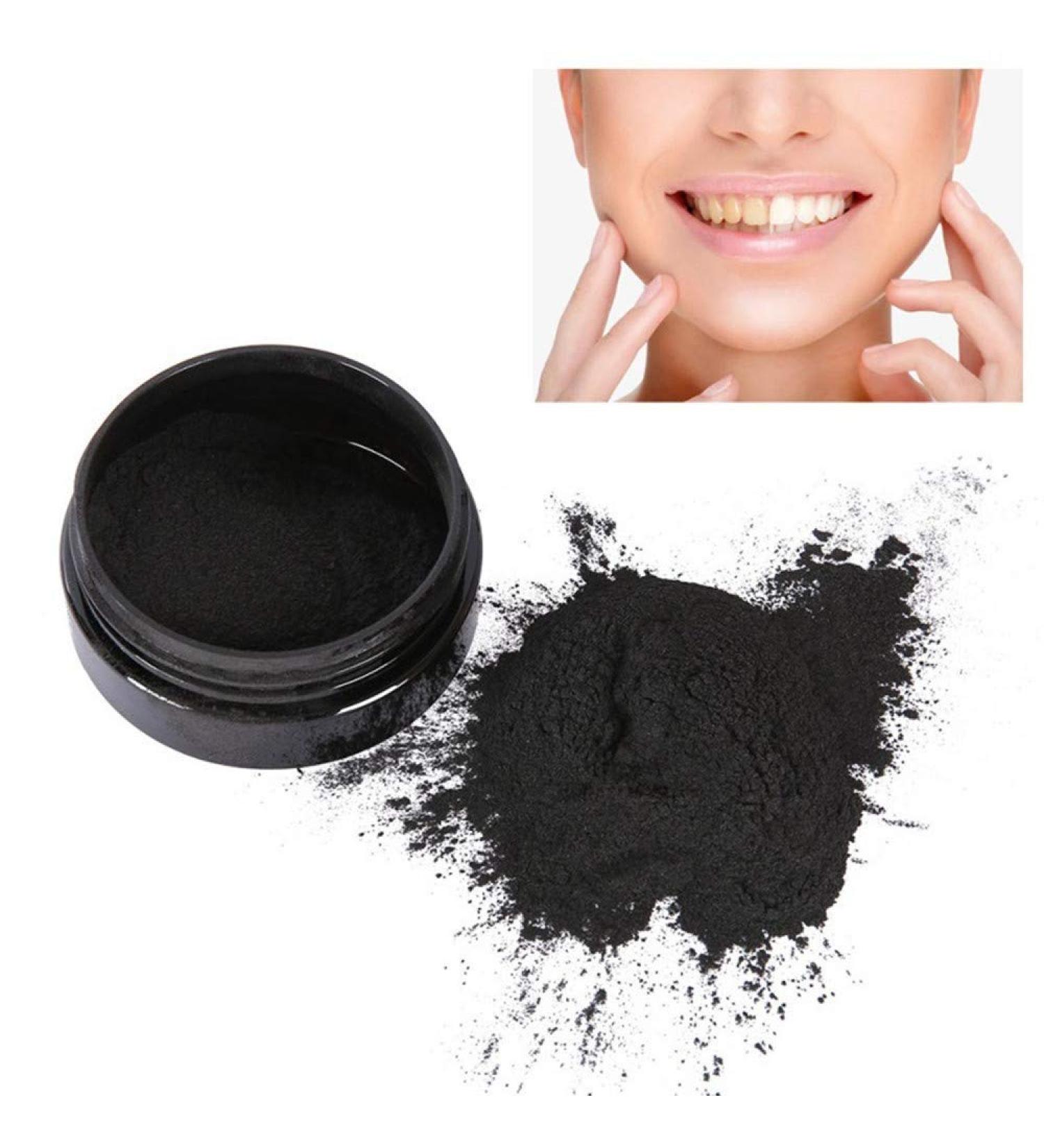 MELARQT Activated carbon powder teeth naturally white