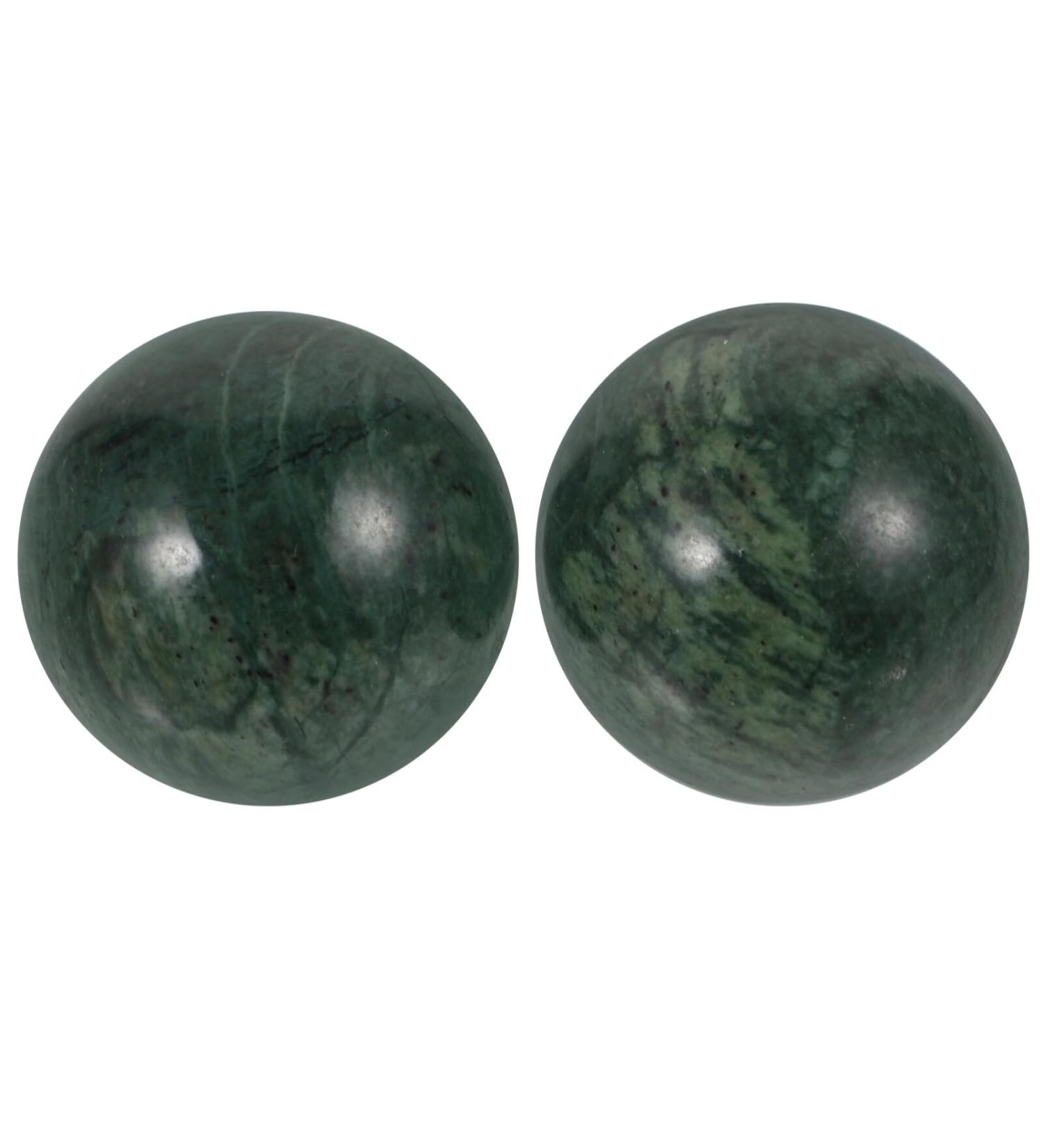 Didiseaon Jade Baoding Balls - Chinese Hand Massage & Acupressure Balls for Relaxation & Health | Silent Fingering Massage Therapy - Buy Online on GoSupps.com