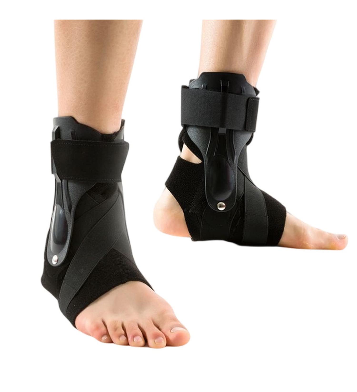 Ankle Fixation Brace - Unisex Support for Ankle Rehabilitation | Adjustable Joint Brace for Men & Women - Black L - Buy Online on GoSupps.com