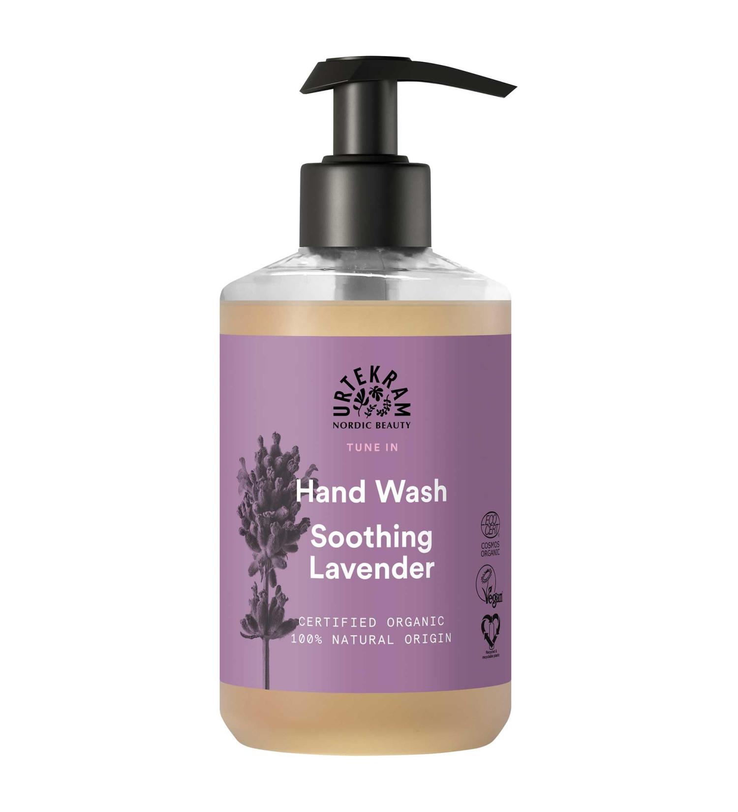 Urtekram Hand Wash - All skin types - Soothing Lavender - 300 ml Vegan Organic Natural Origin - Buy Online on GoSupps.com