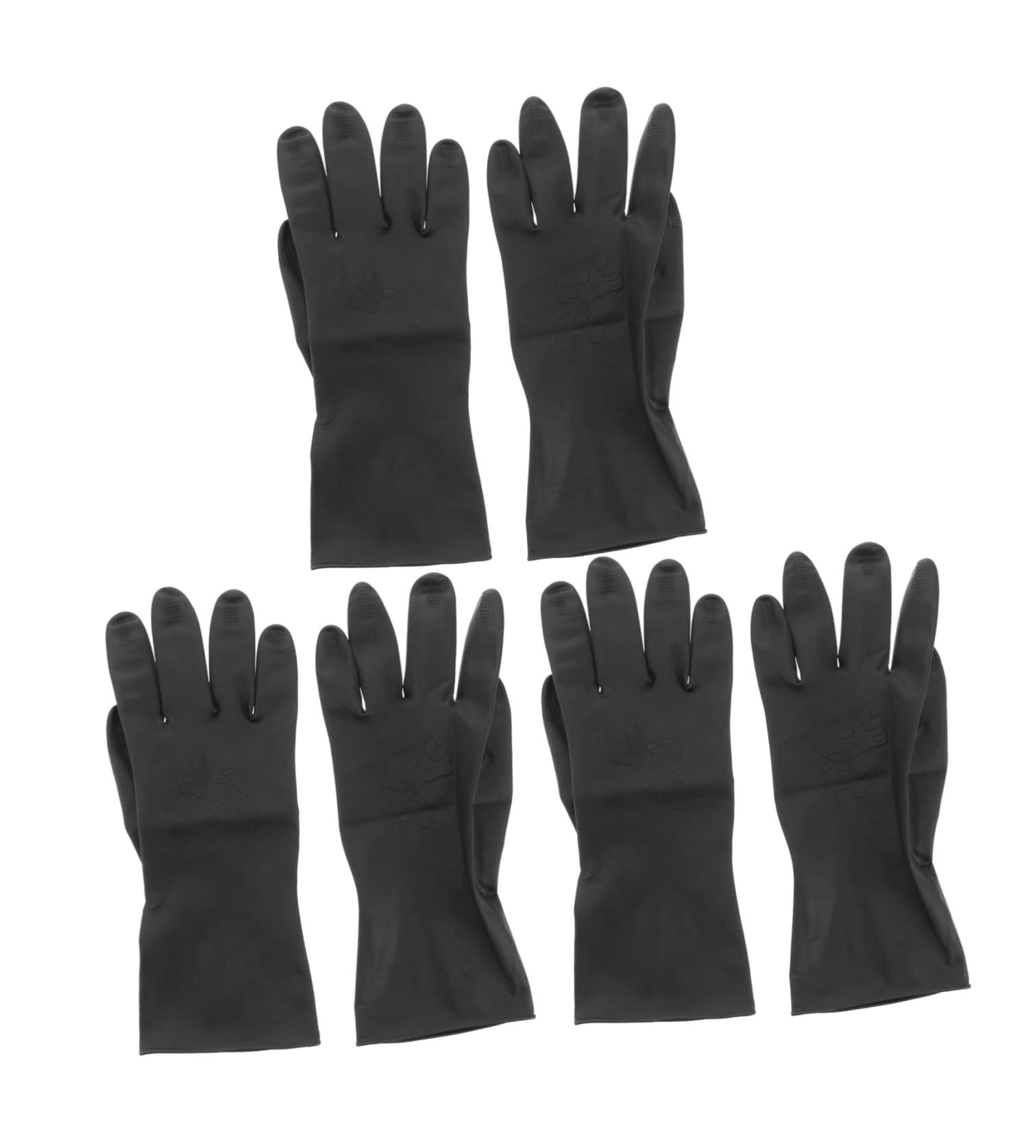 FOMIYES 6 Pairs Hair Shampoo Gloves Black Hair Dye Shampoo Salon Coloring Gloves Large Thick Rubber Gloves Hair Dye Gloves Medium Mens Glove Black Hair Dye Gloves Small Tool Man Emulsion - Buy Online on GoSupps.com