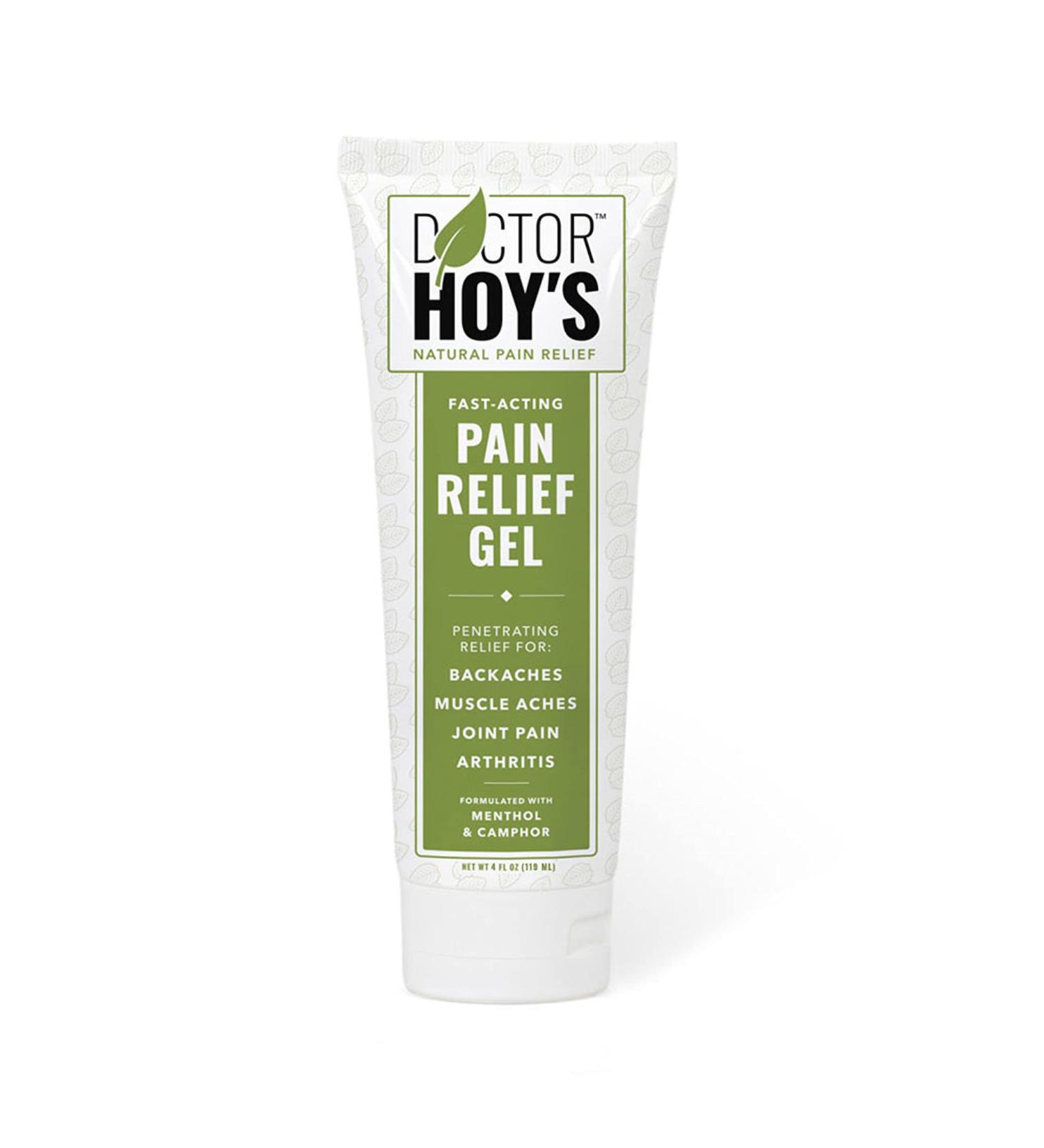 DOCTOR HOY'S Natural Pain Relief Gel 4oz - Arnica Anti-Inflammatory for Arthritis, Joint Pain & Muscle Strains - Clean, Safe & Effective - Buy Online on GoSupps.com