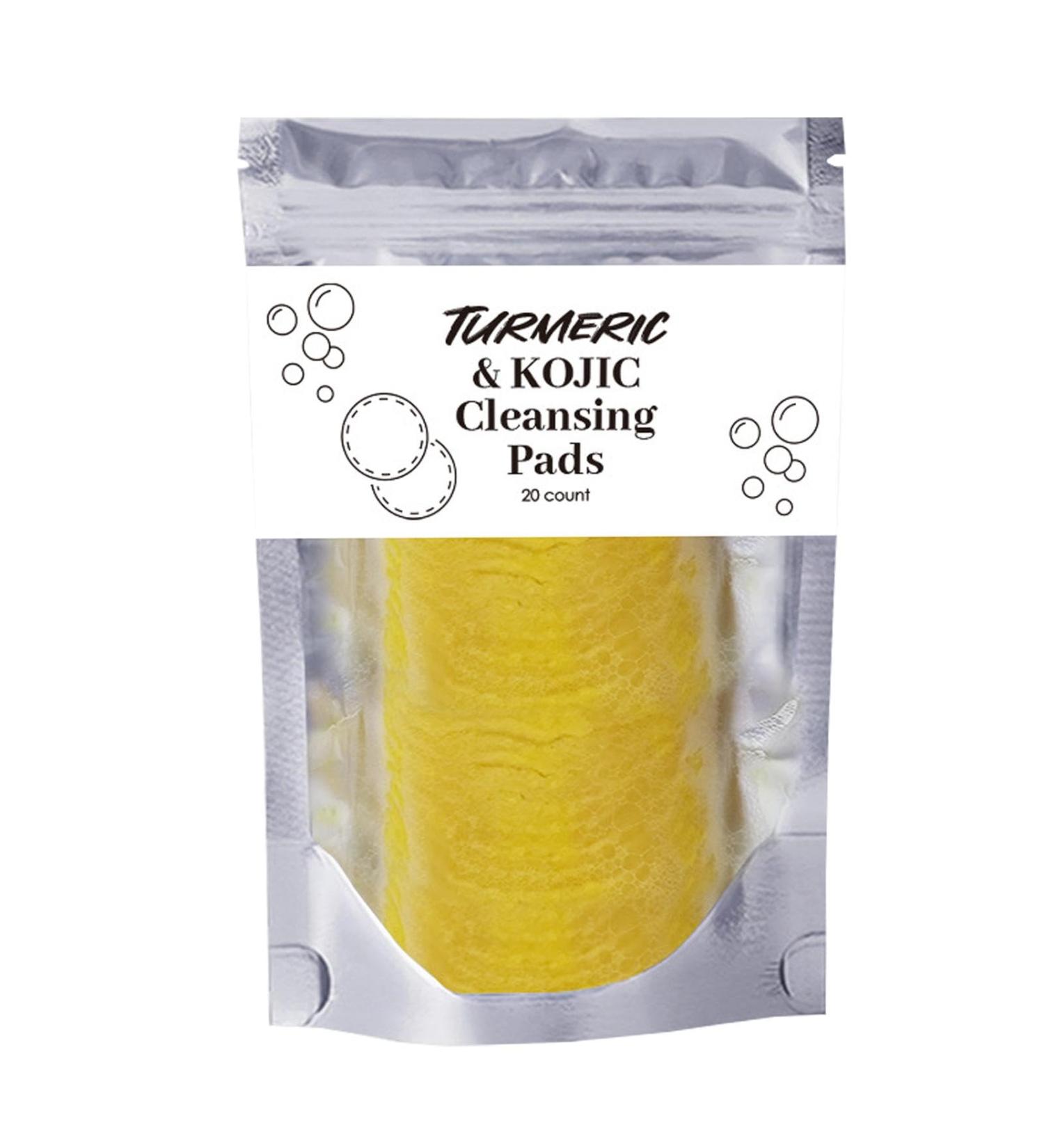 Turmeric Koji-c Aci-d Cleansing Pads Turmeric Koji-c Aci-d Cotton Pads Infused Foaming Simple Face Wipes Reusable Koji-c Aci-d Cotton Pads Excess Keratin(40) - Buy Online on GoSupps.com
