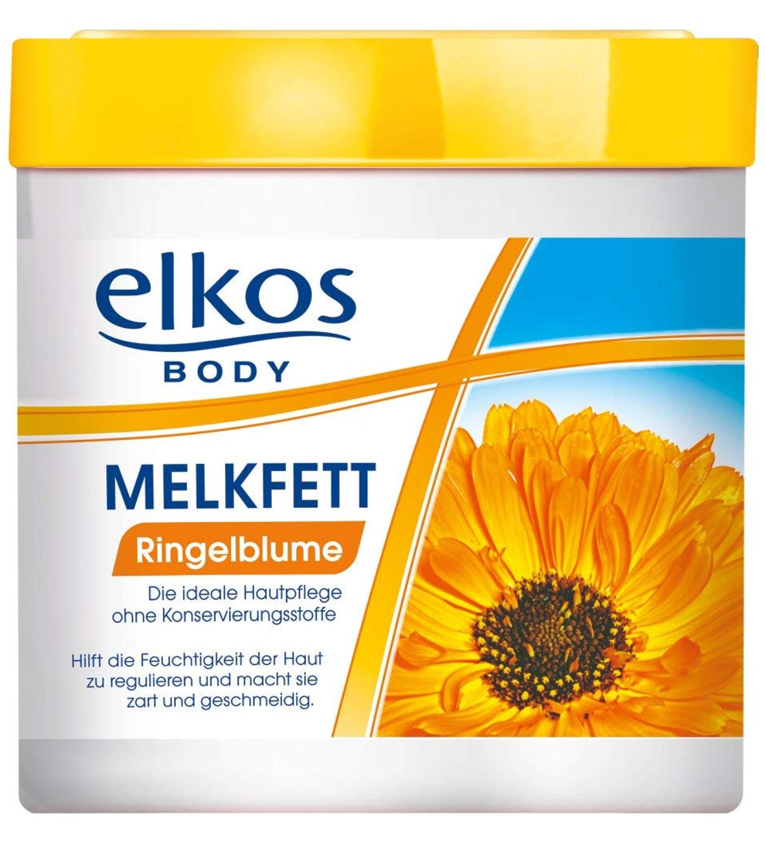 Elkos Body Melkfett Ringle Flower 250ml - Nourishing Skin Care for All Skin Types | International Shipping Available - Buy Online on GoSupps.com