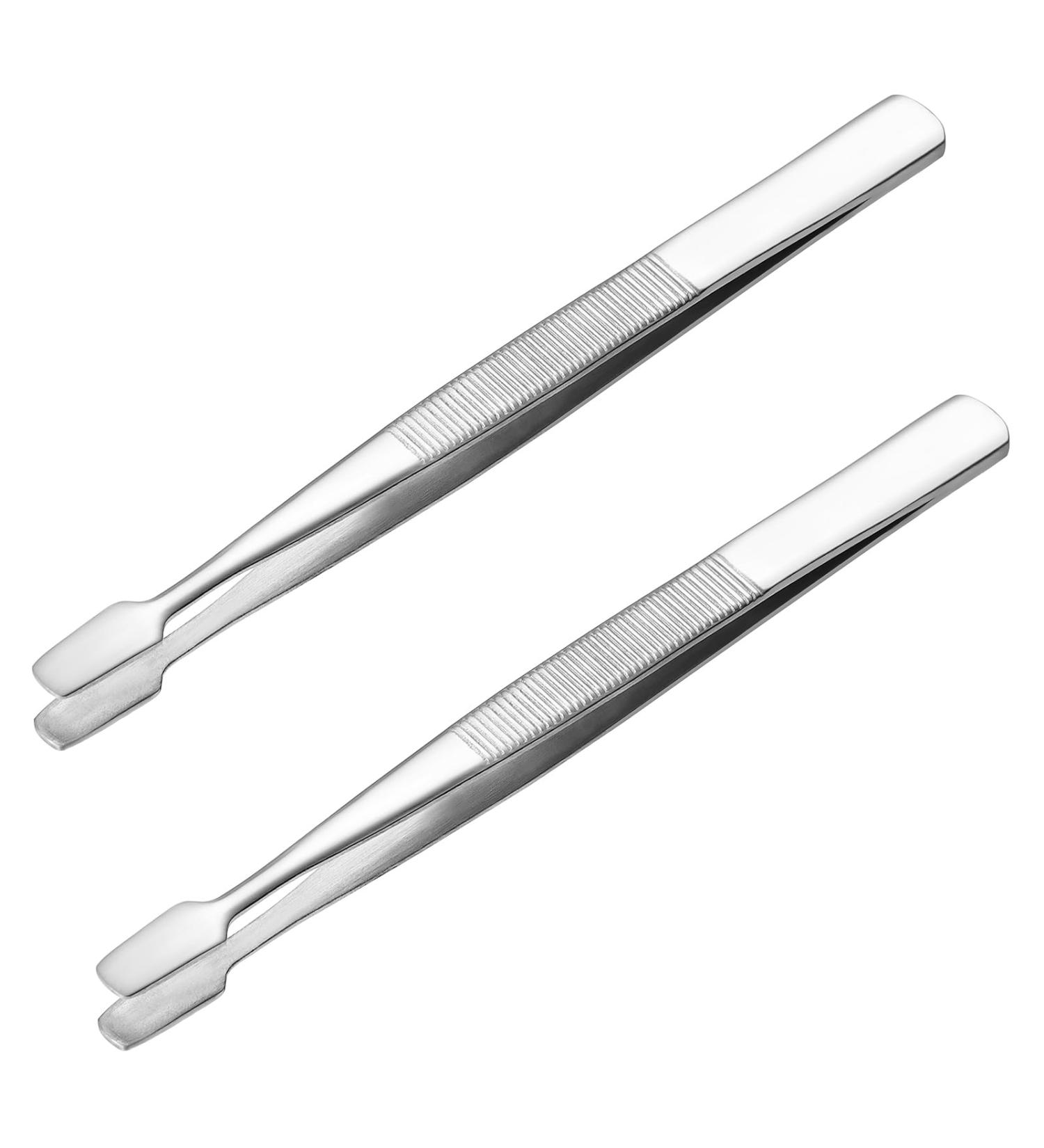 Healifty 2pcs Stamp Tweezers for Philately Collection | Premium Silver Tools for Stamp Collectors | International Shipping Available - Buy Online on GoSupps.com