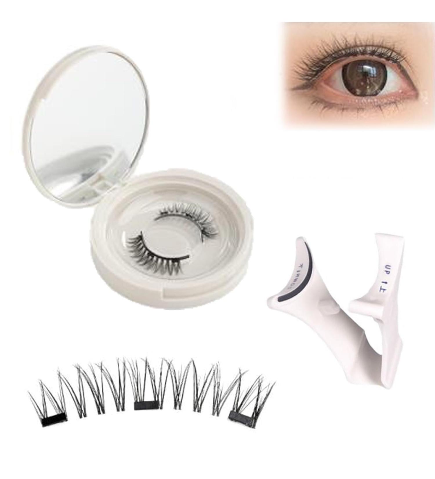 Magnetic Lashes Magnetic Eyelashes Krafty Magnetic Eyelashes Glowze Magnetic Eyelashes Premium Magnetic Eyelashes Easy Quick Safe Reusable Magnetic Eyelashes Natural Look(Fuller) - Buy Online on GoSupps.com