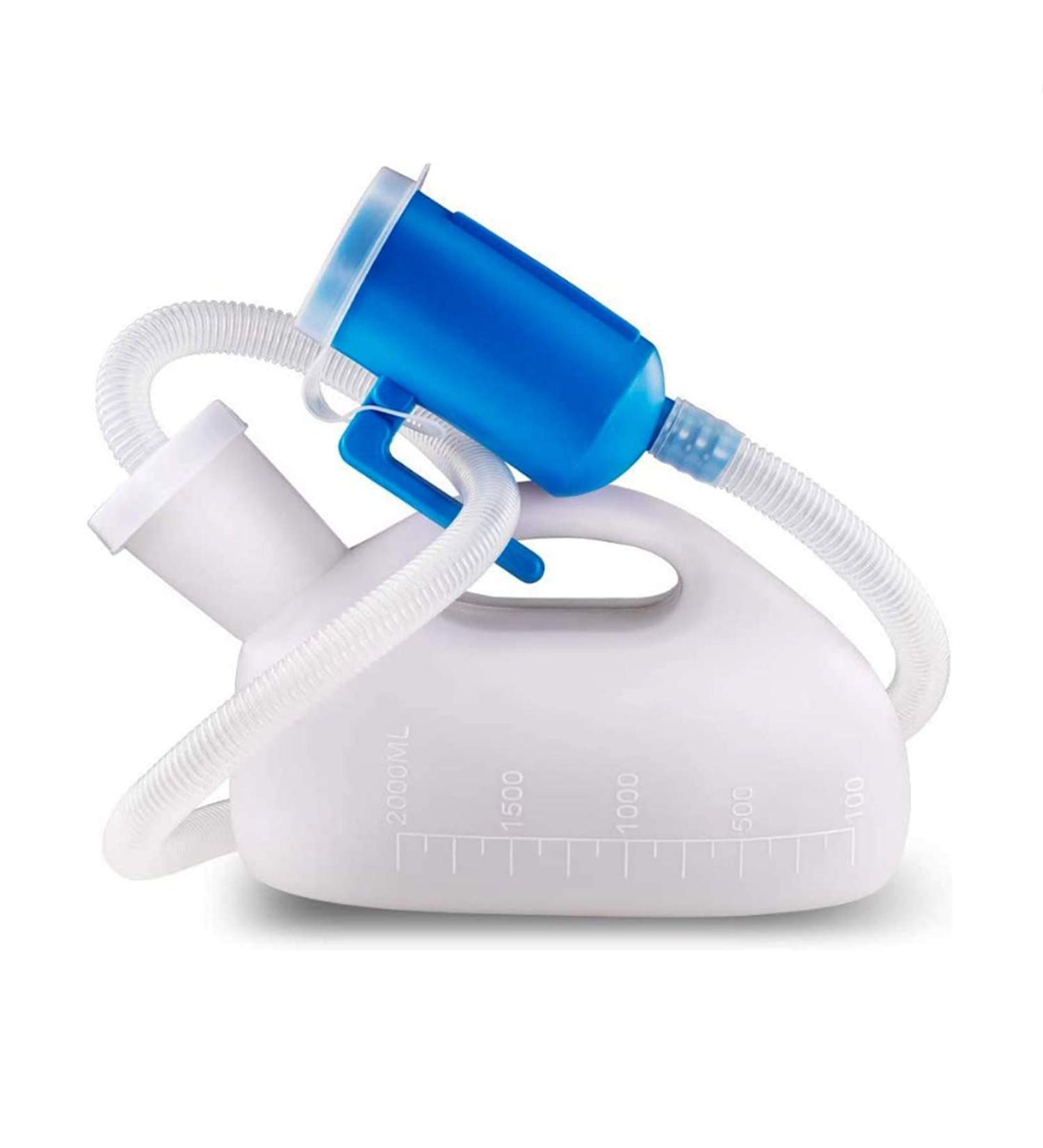 Men Urinal Male Portable Urine Bottles for Men -2000ML Portable Pee Storage Holder Urinal Collector with Lid for Car Travel Camping Convenient and Practical Urinal - Buy Online on GoSupps.com