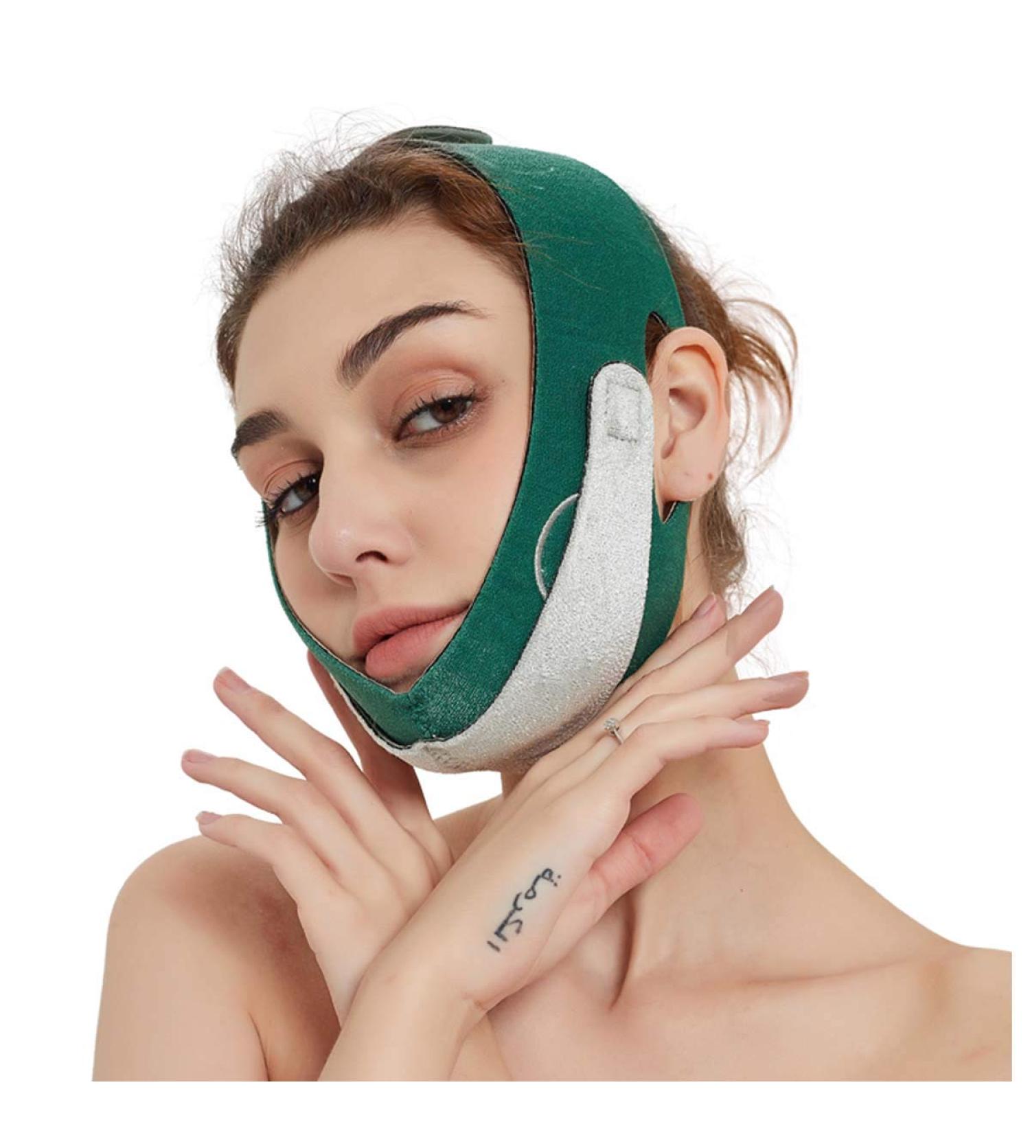 Buy Facial Slimming Mask & Lifting Strap - V Face Chin Lift for Women | Eliminate Limp Skin - Buy Online on GoSupps.com