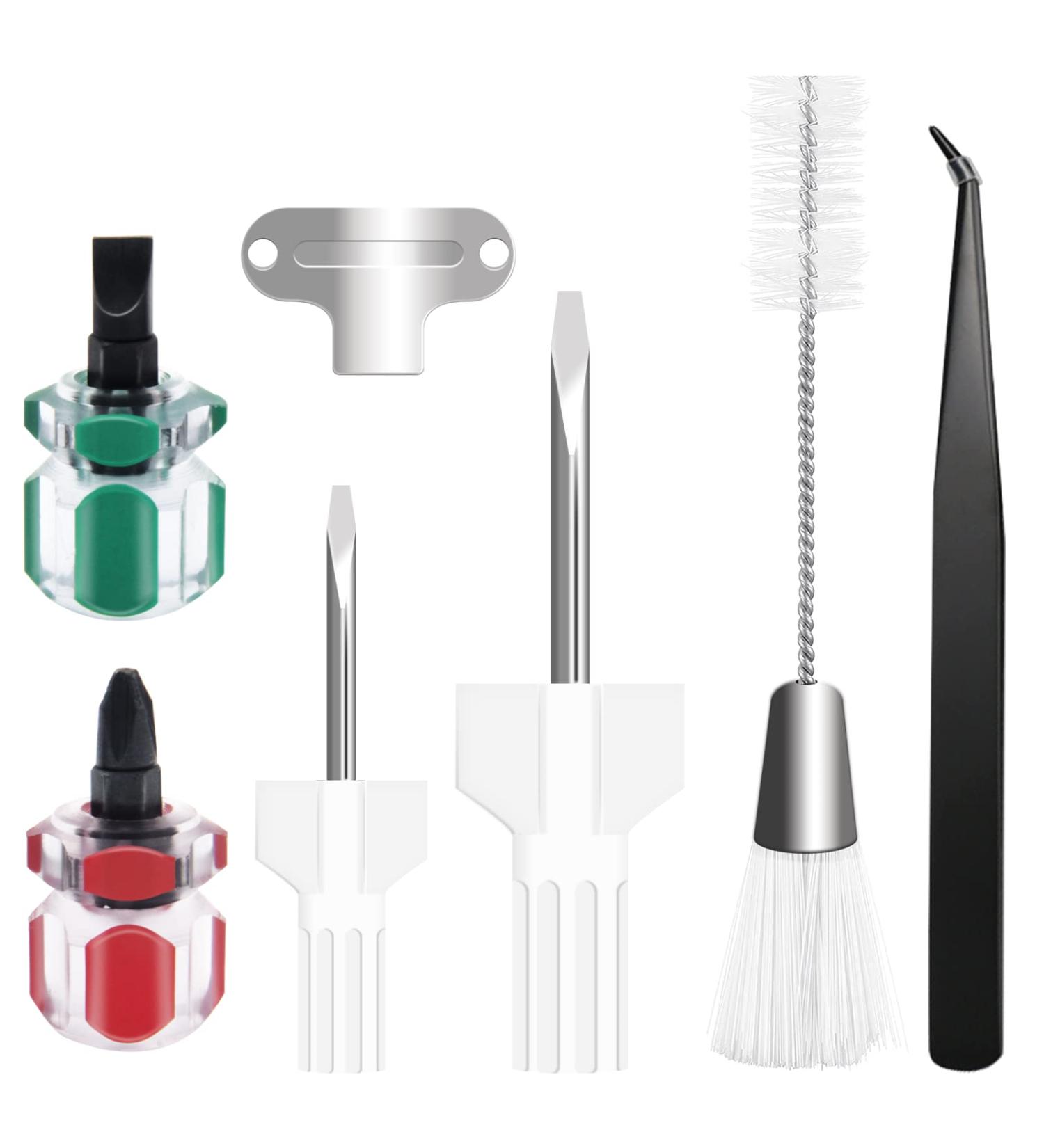 7 Piece Sewing Machine Cleaning Kit - Tweezers, Brush, Needle Board, Screwdriver Set - Sewing Machine Repair Tool - Buy Online on GoSupps.com