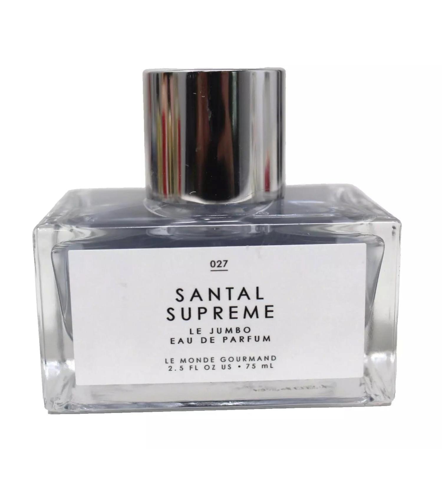 Tru Fragrance Gourmand Santal Supreme 027 Eau de Parfum Spray 2.5 Fl Oz / 75 Ml - Unboxed