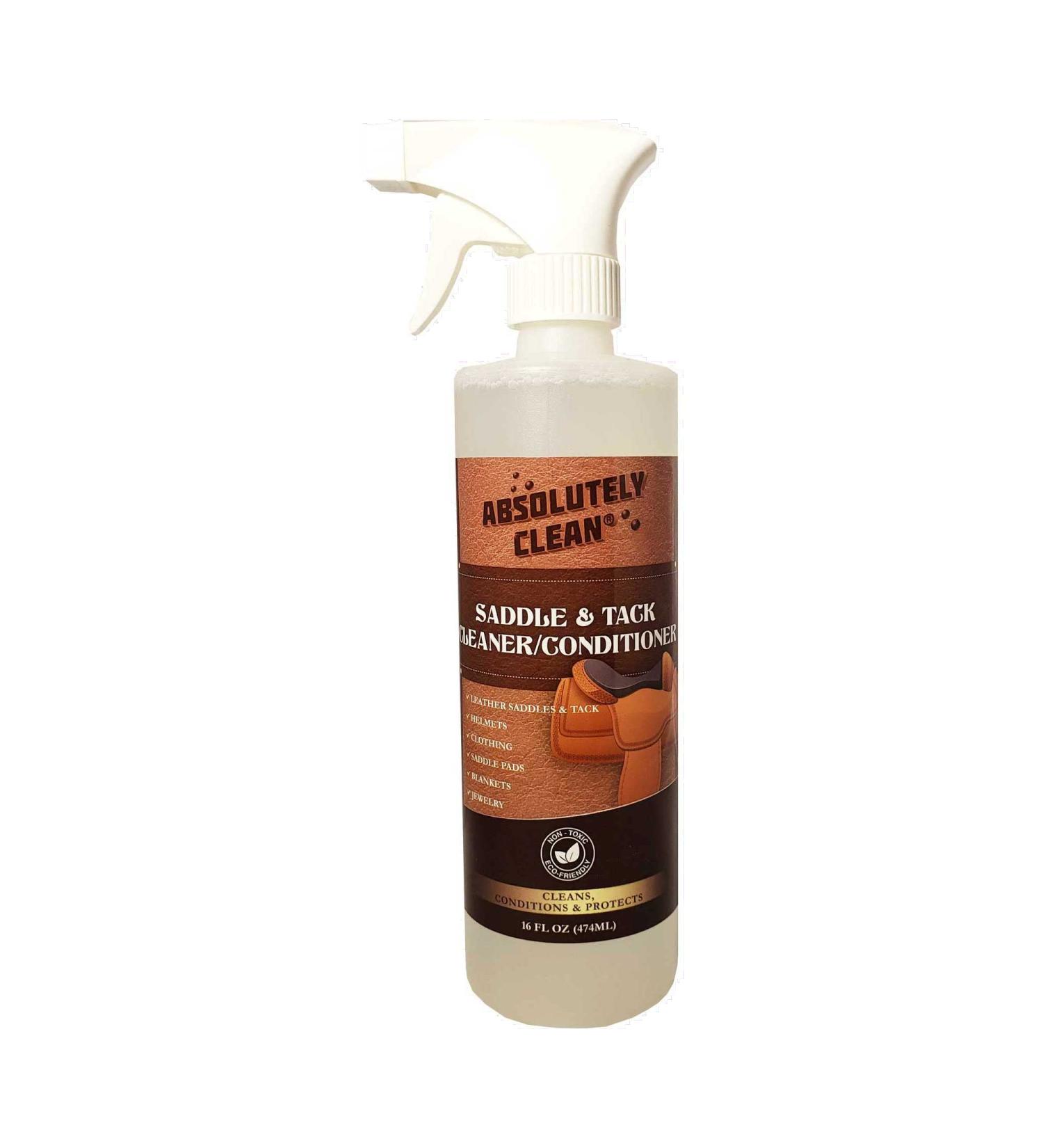 Absolutely Clean Saddle Soap Spray 16 oz - Leather Cleaning, Tack Cleaner & Conditioner - Buy Online on GoSupps.com